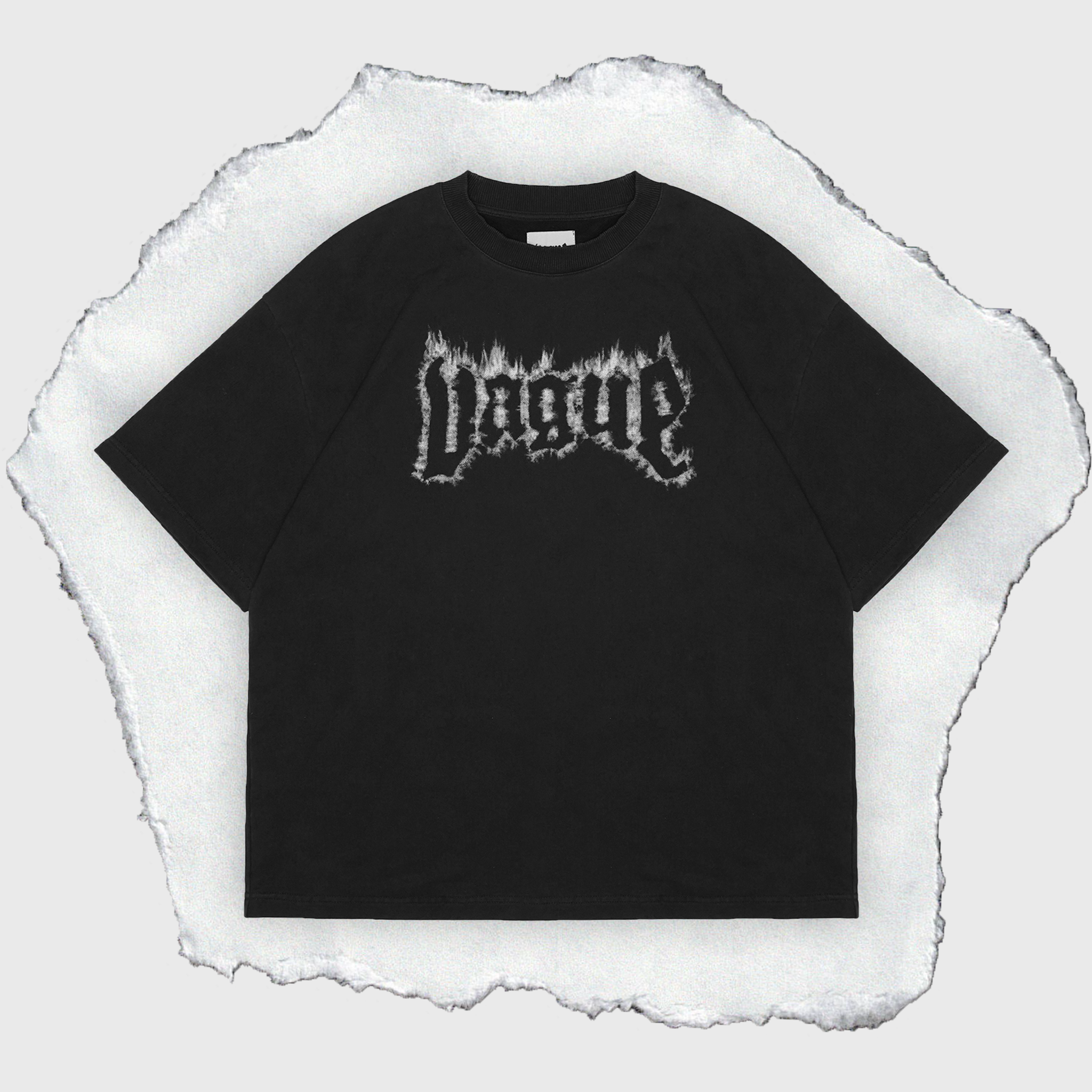 TORCHED TEE [BLACK]