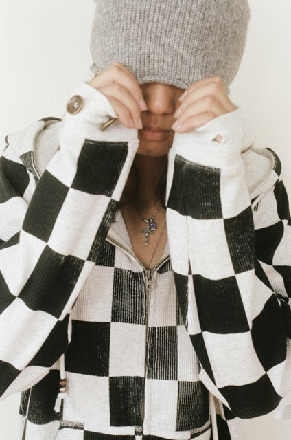 TOTE THERMAL ZIP UP [CHESS]