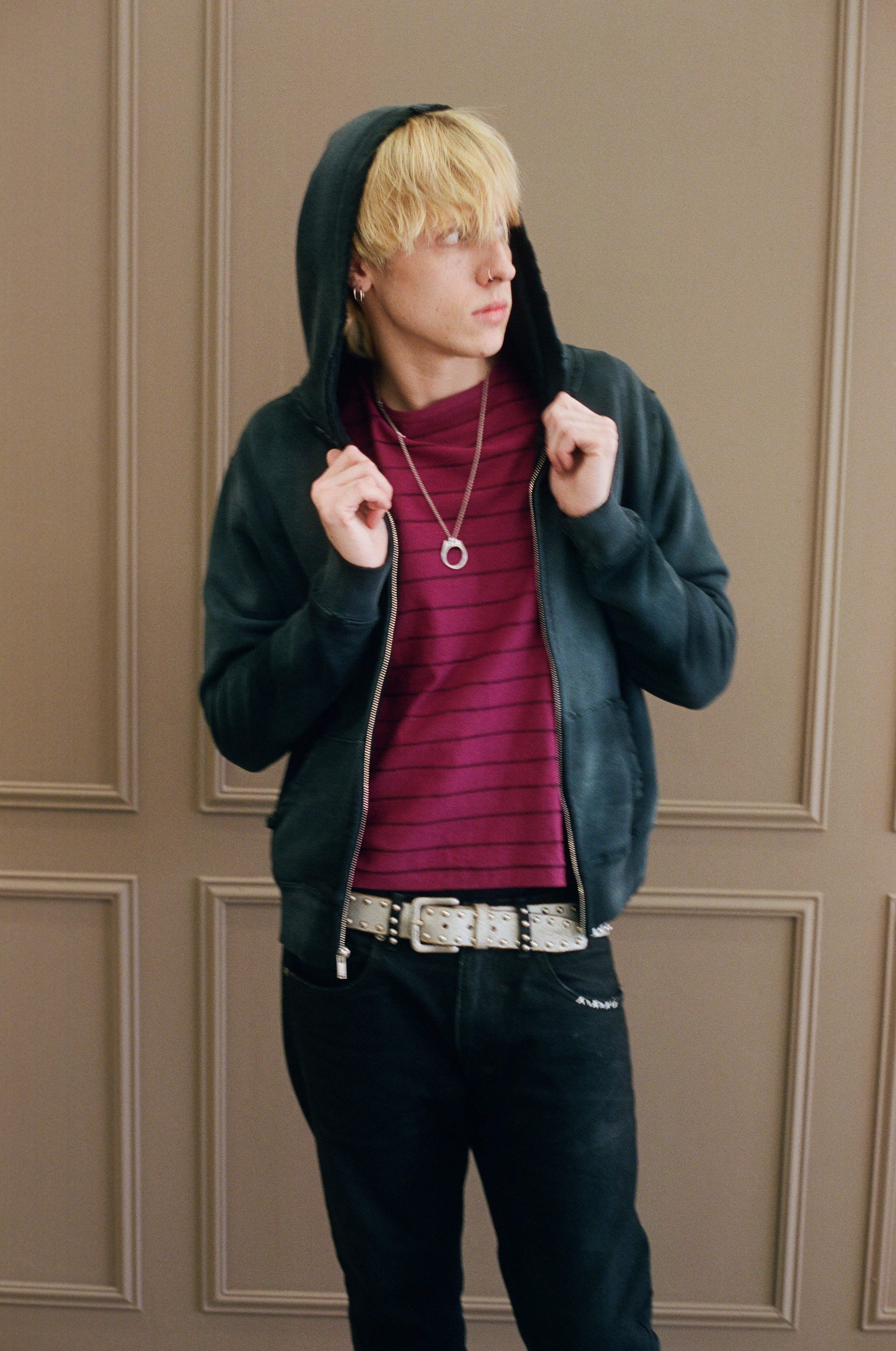 STUDIO ZIP-UP [SUNBEAT BLACK]