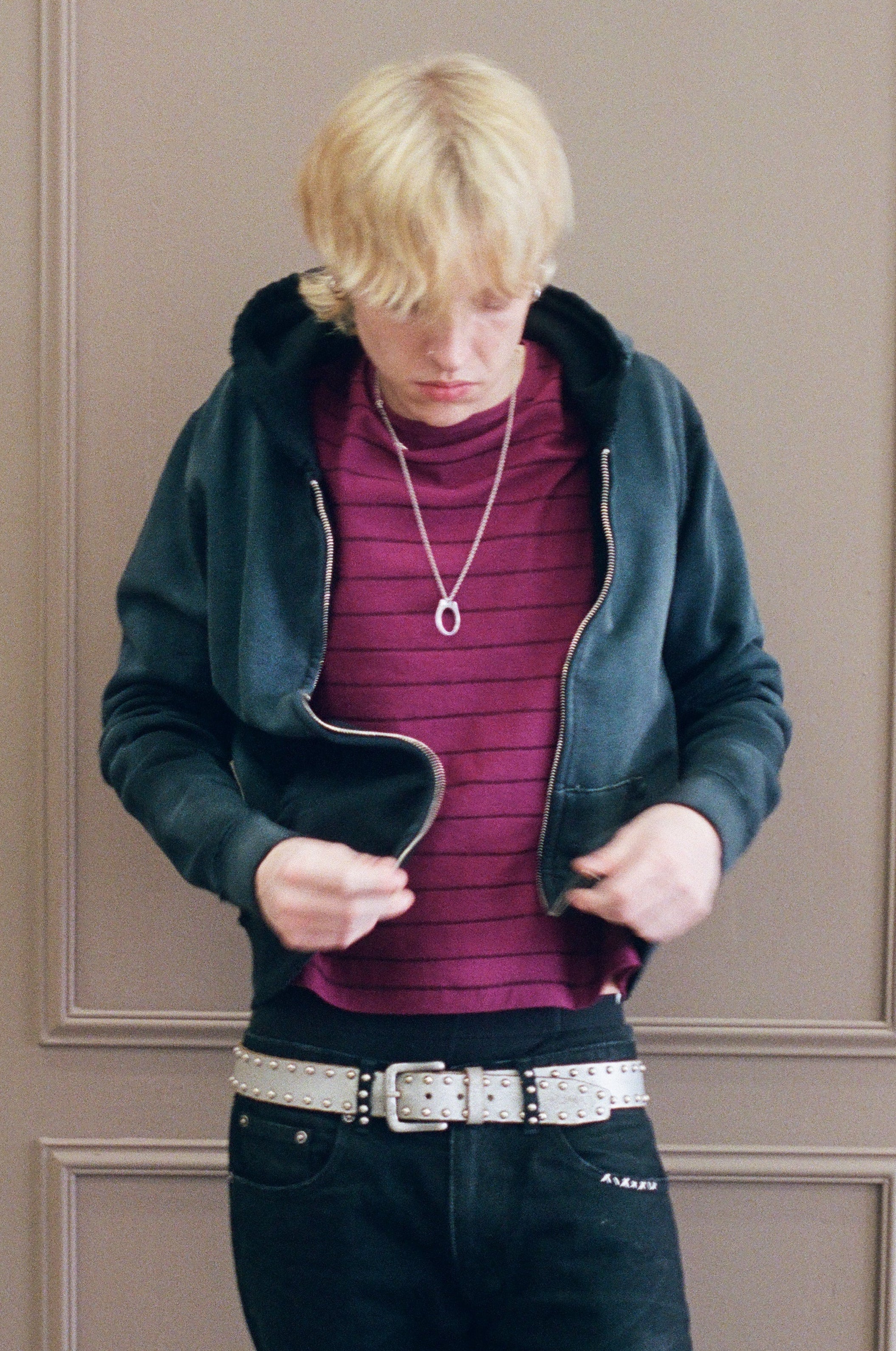 STUDIO ZIP-UP [SUNBEAT BLACK]