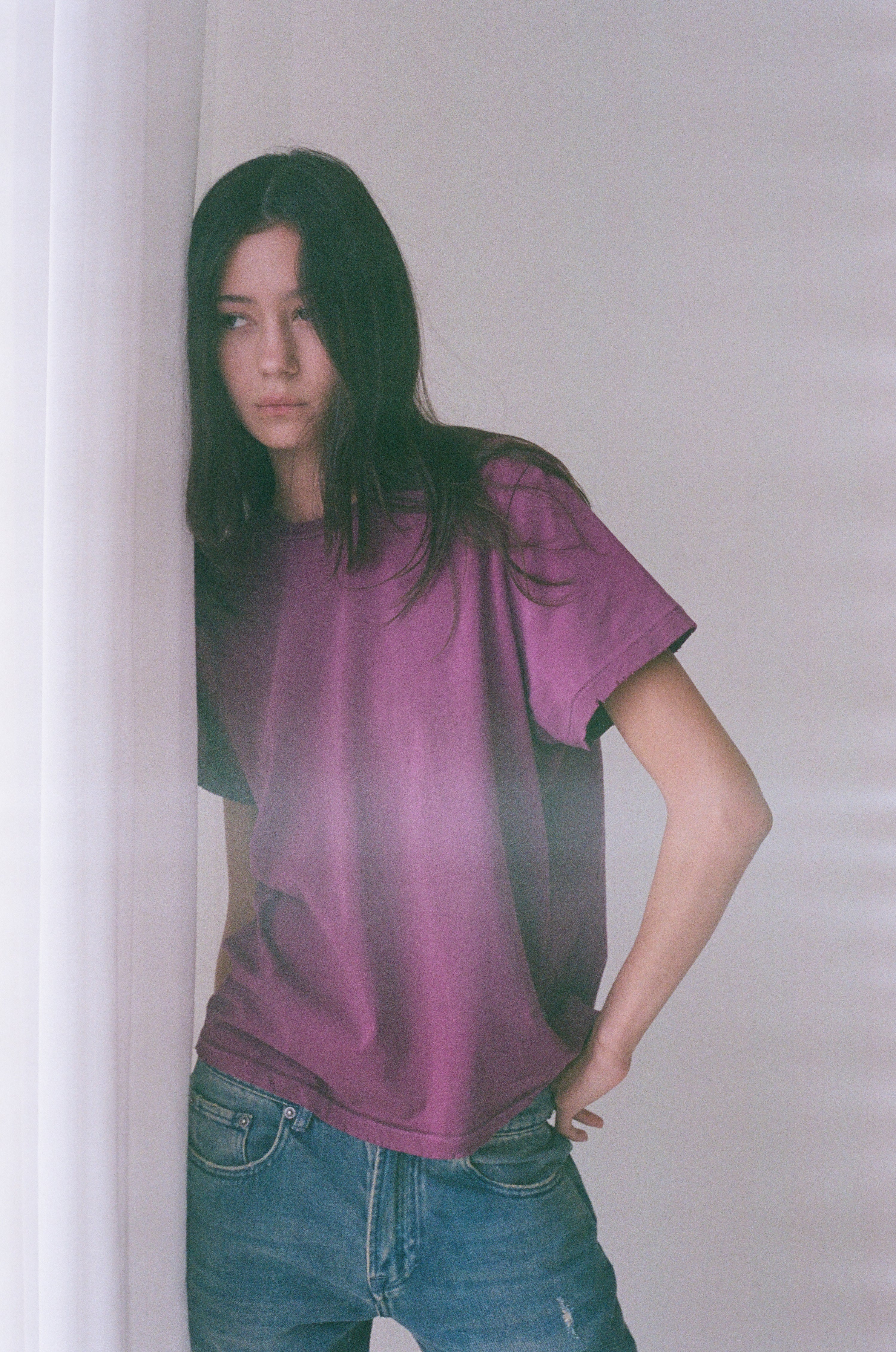 BEATNIK TEE [SUNBEAT PLUM]