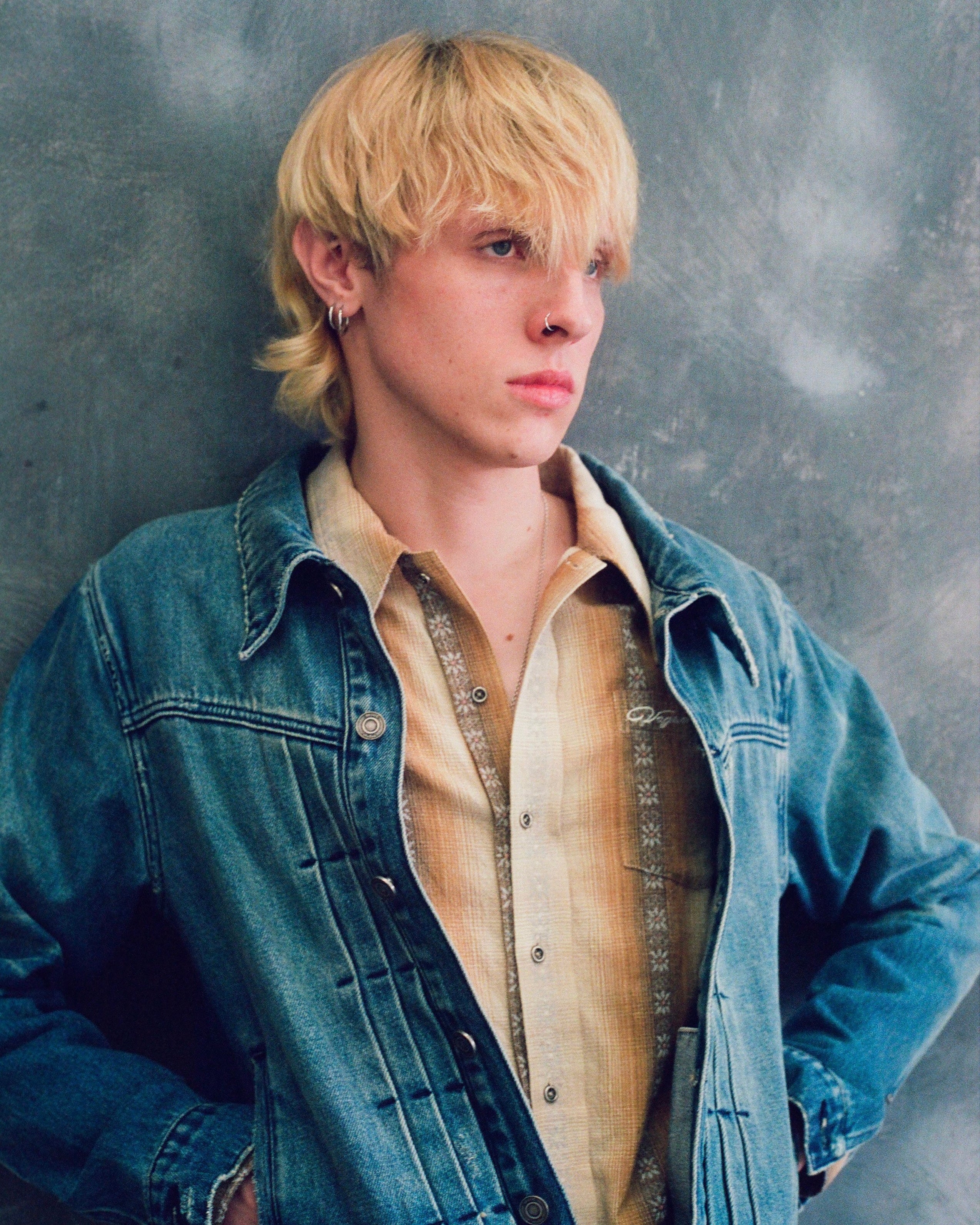 FLOWER CHILD FLANNEL [WHEAT]