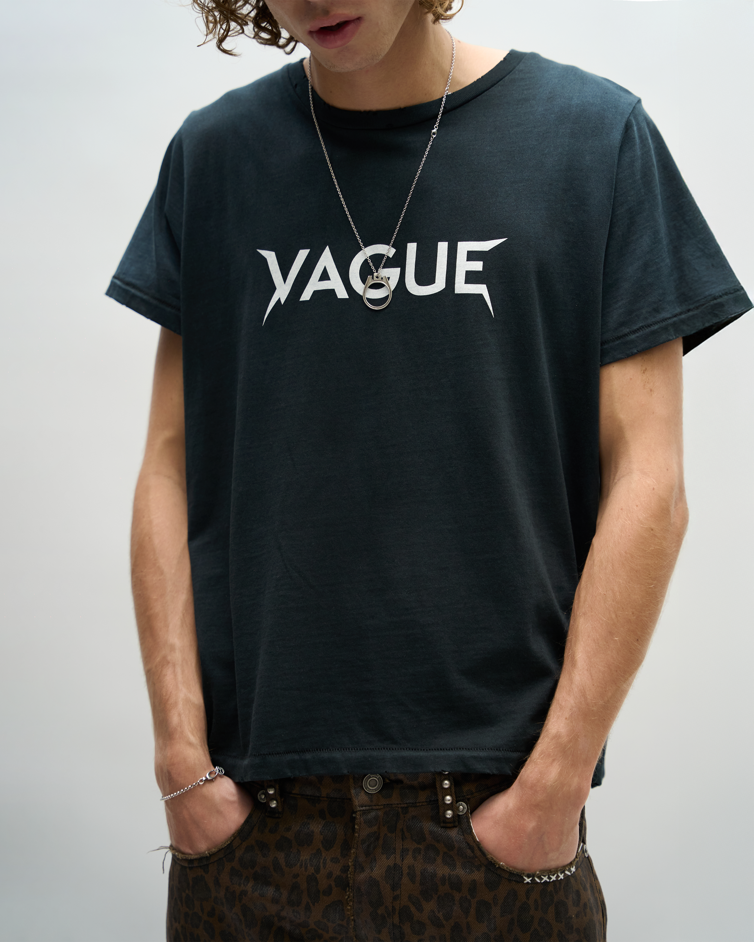 WAXED BOOTCUT DENIM [LEOPARD]