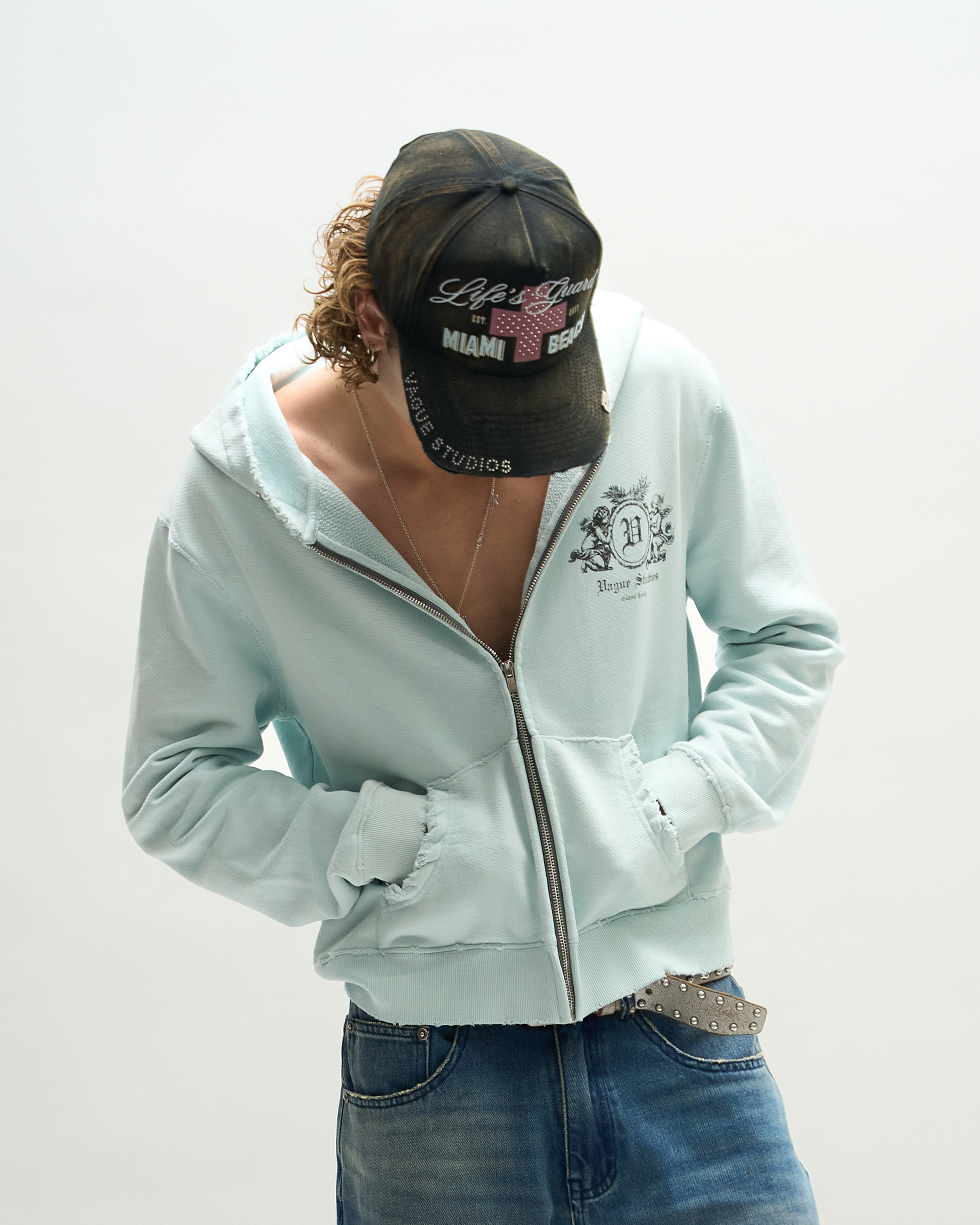 RESORT ZIP UP [ICE BLUE]