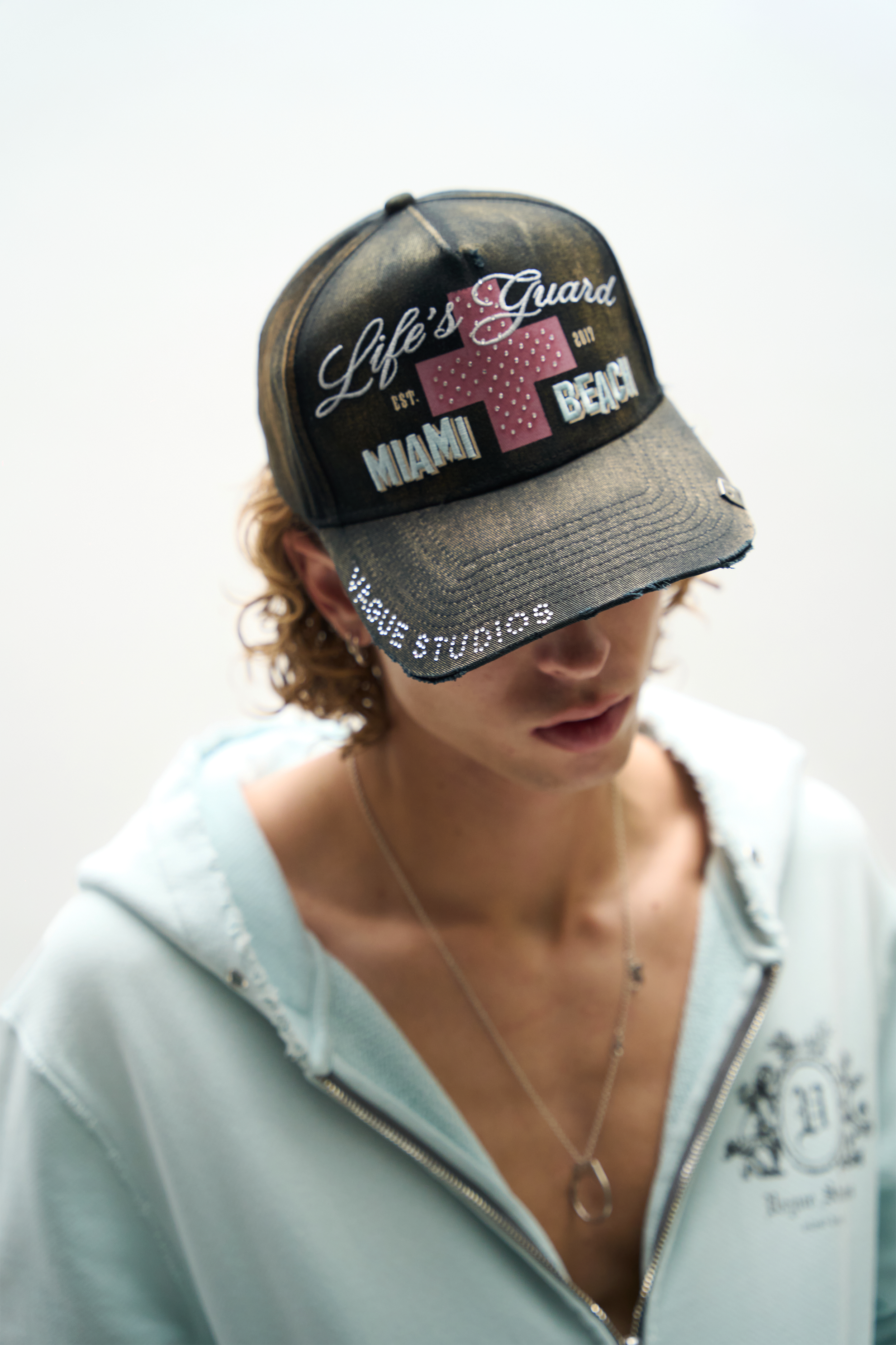 RESORT ZIP UP [ICE BLUE]