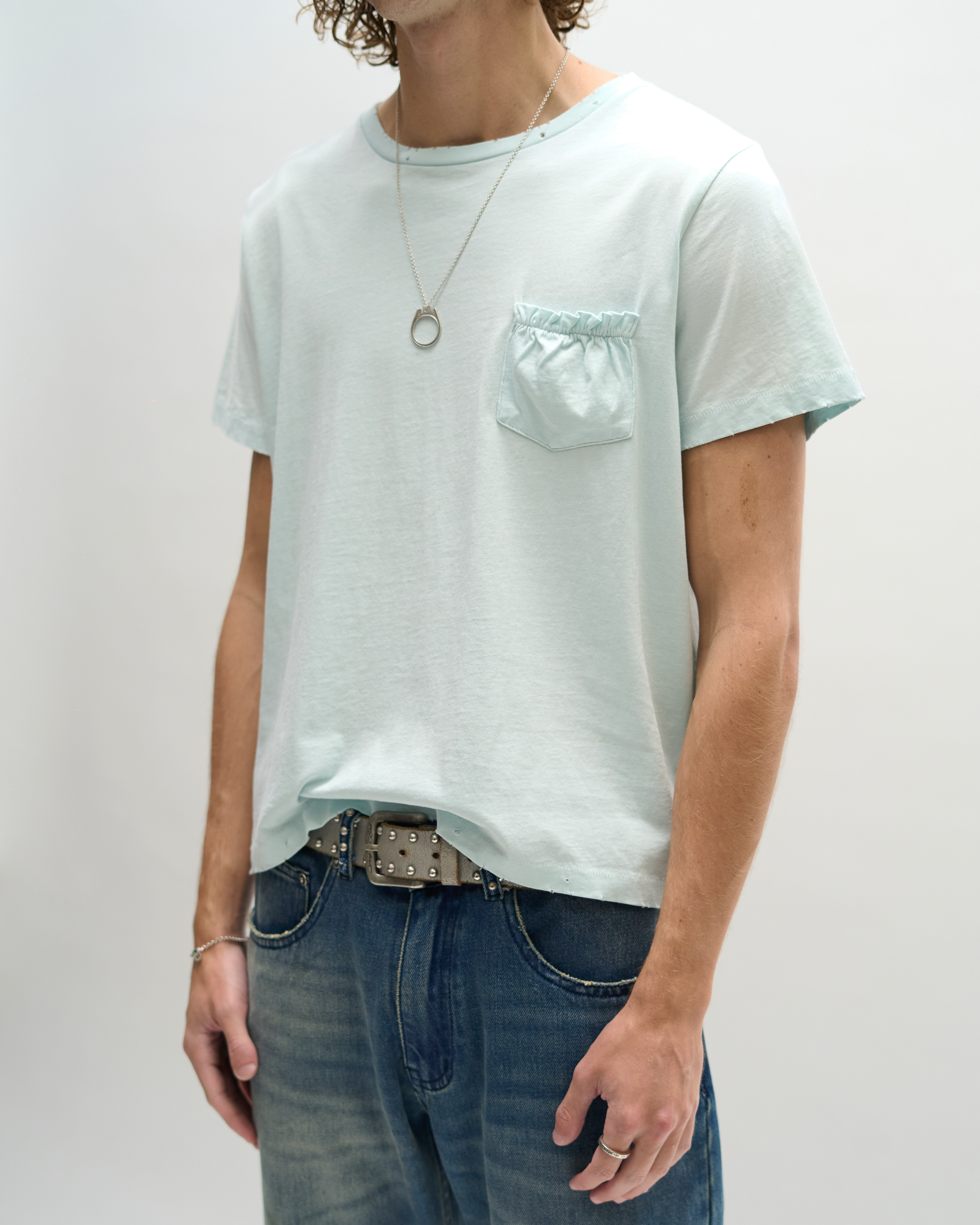 POCKET TEE [ICE BLUE]