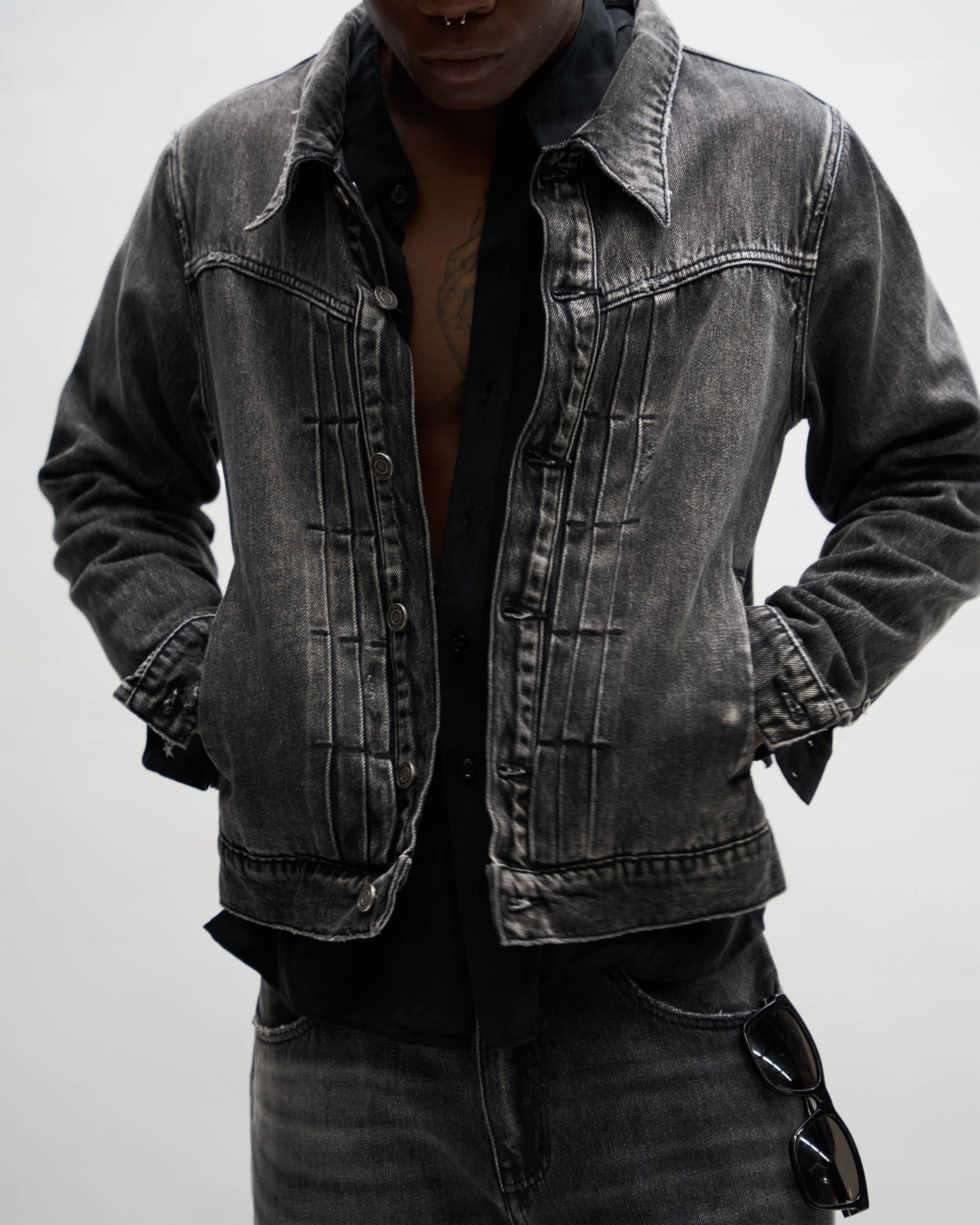 TYPE 1 DENIM JACKET [ASPHALT]