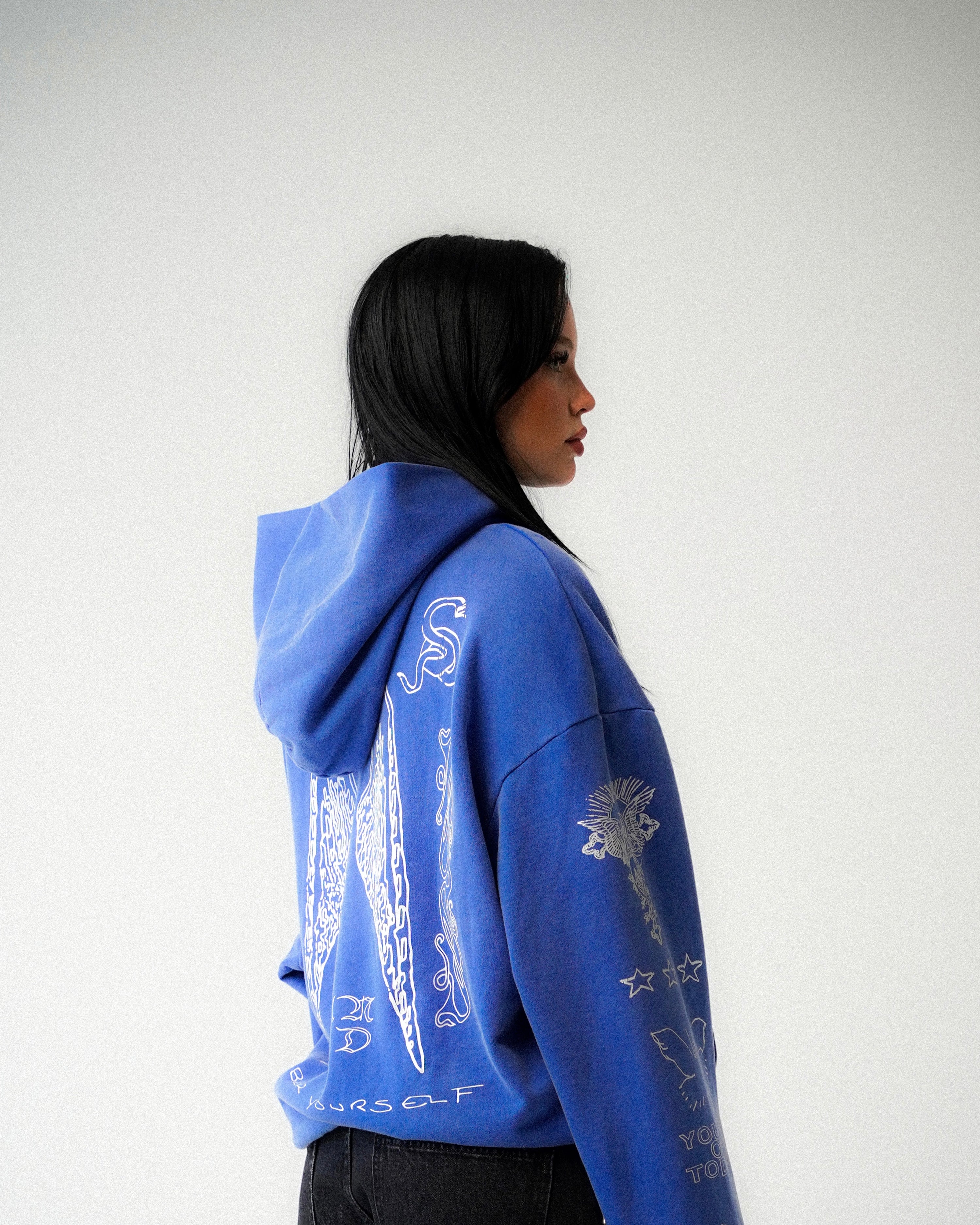 SKIN DEEP HOODIE [BLUE]