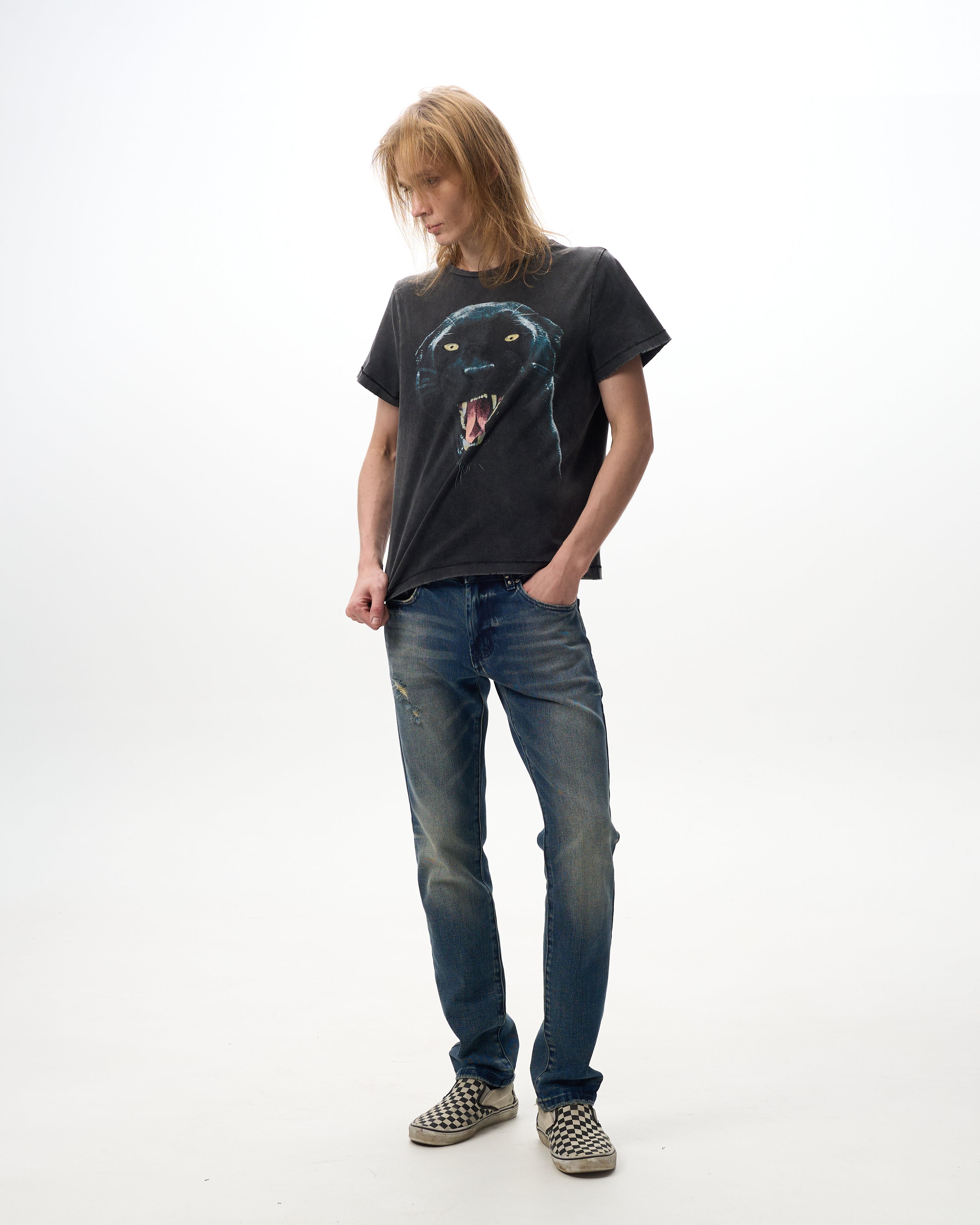 SVELTE SLIM DENIM [STONES' WASH]