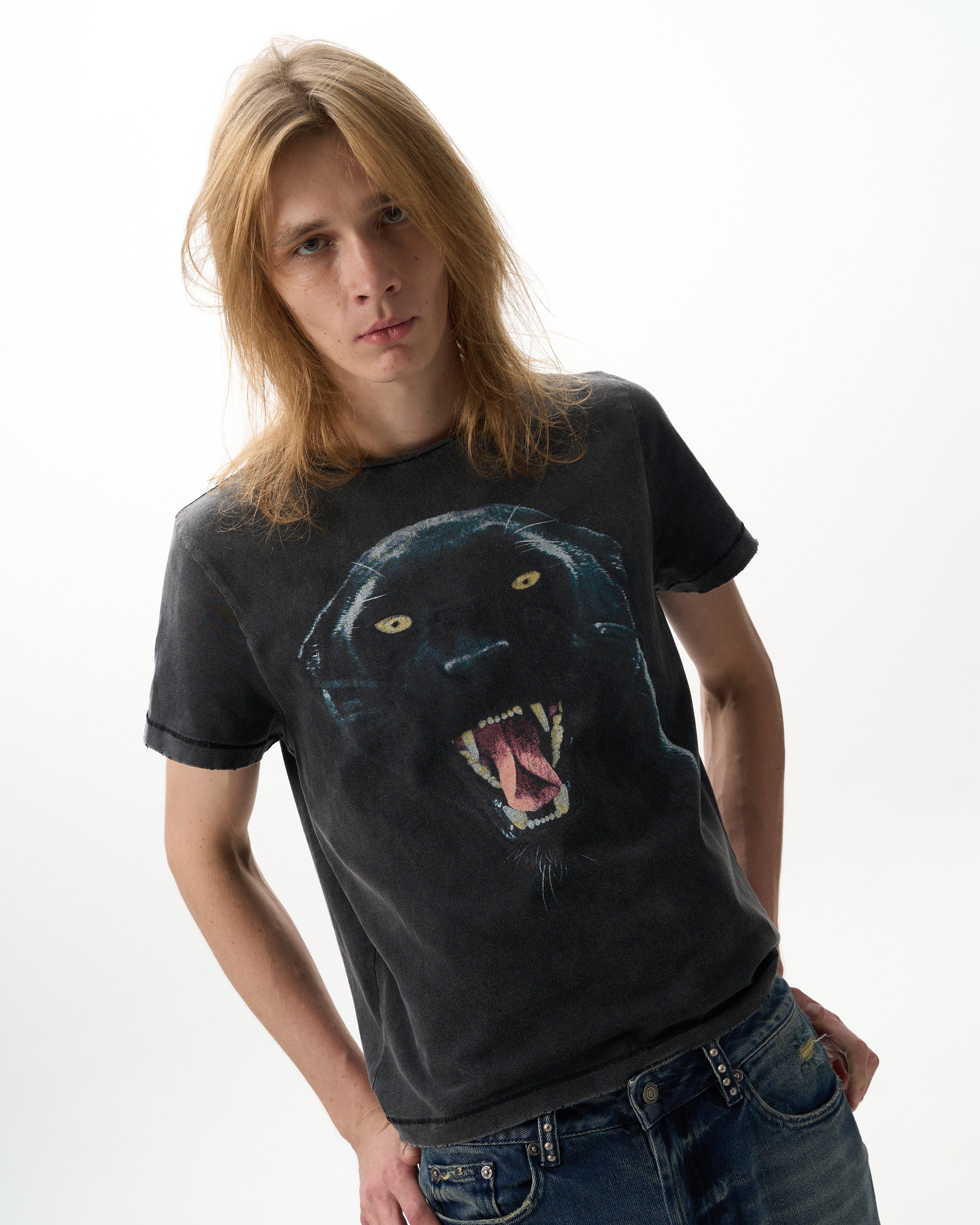 INSTINCT SLIM TEE [VINTAGE BLACK]