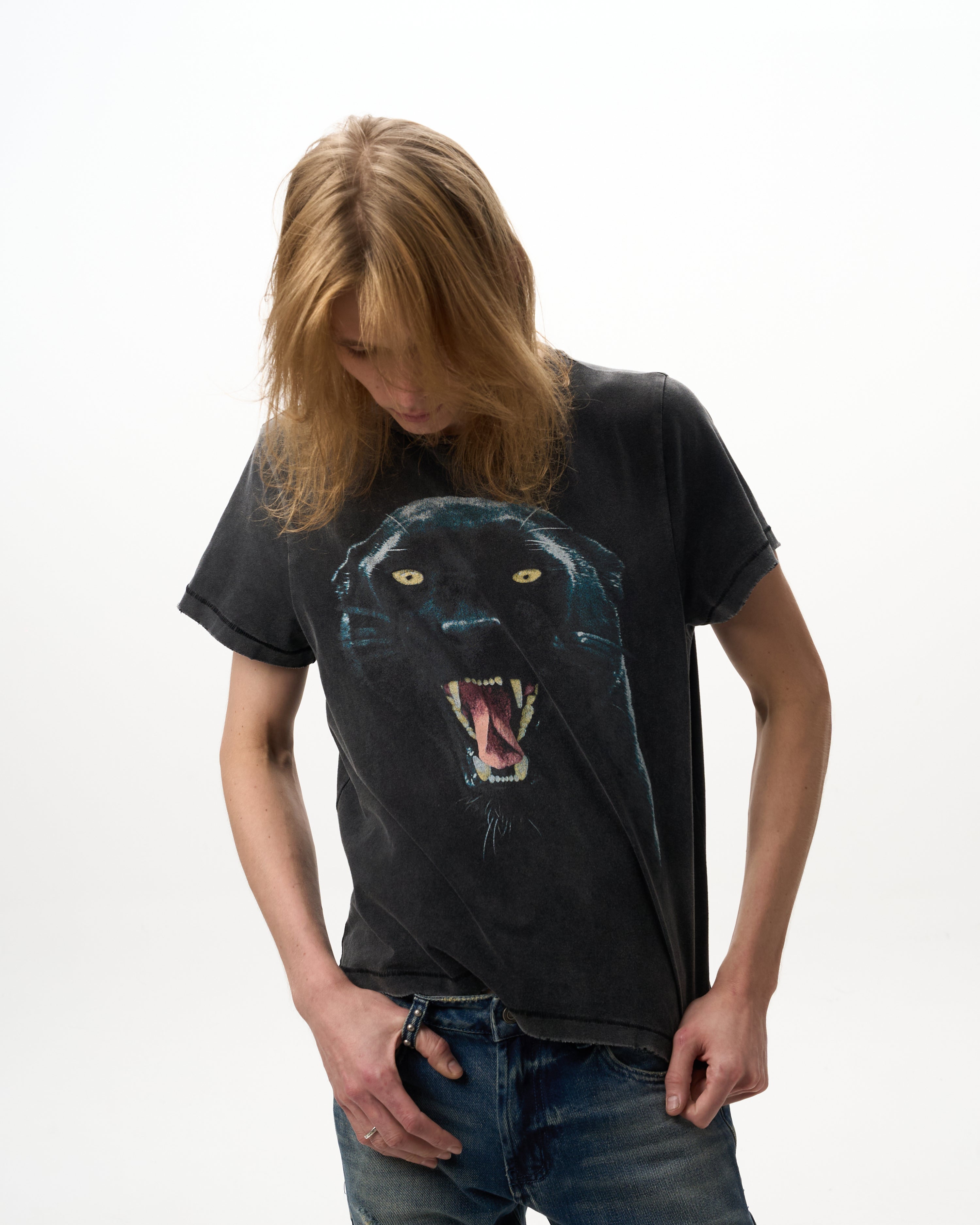 INSTINCT SLIM TEE [VINTAGE BLACK]