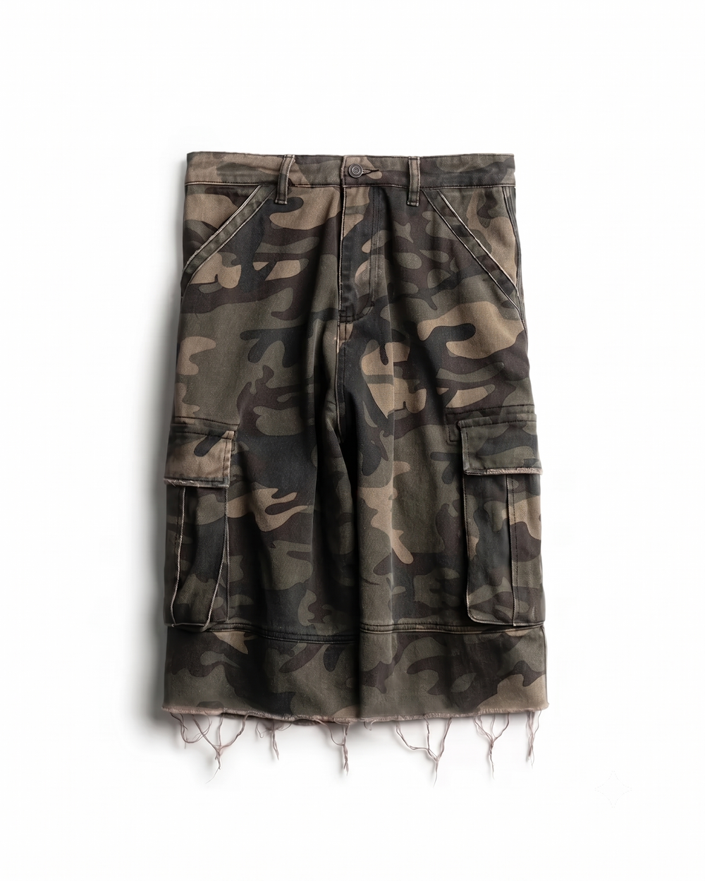 Cargo Shorts - Camo Cotton Cargo Shorts | Vague – VAGUE Studios
