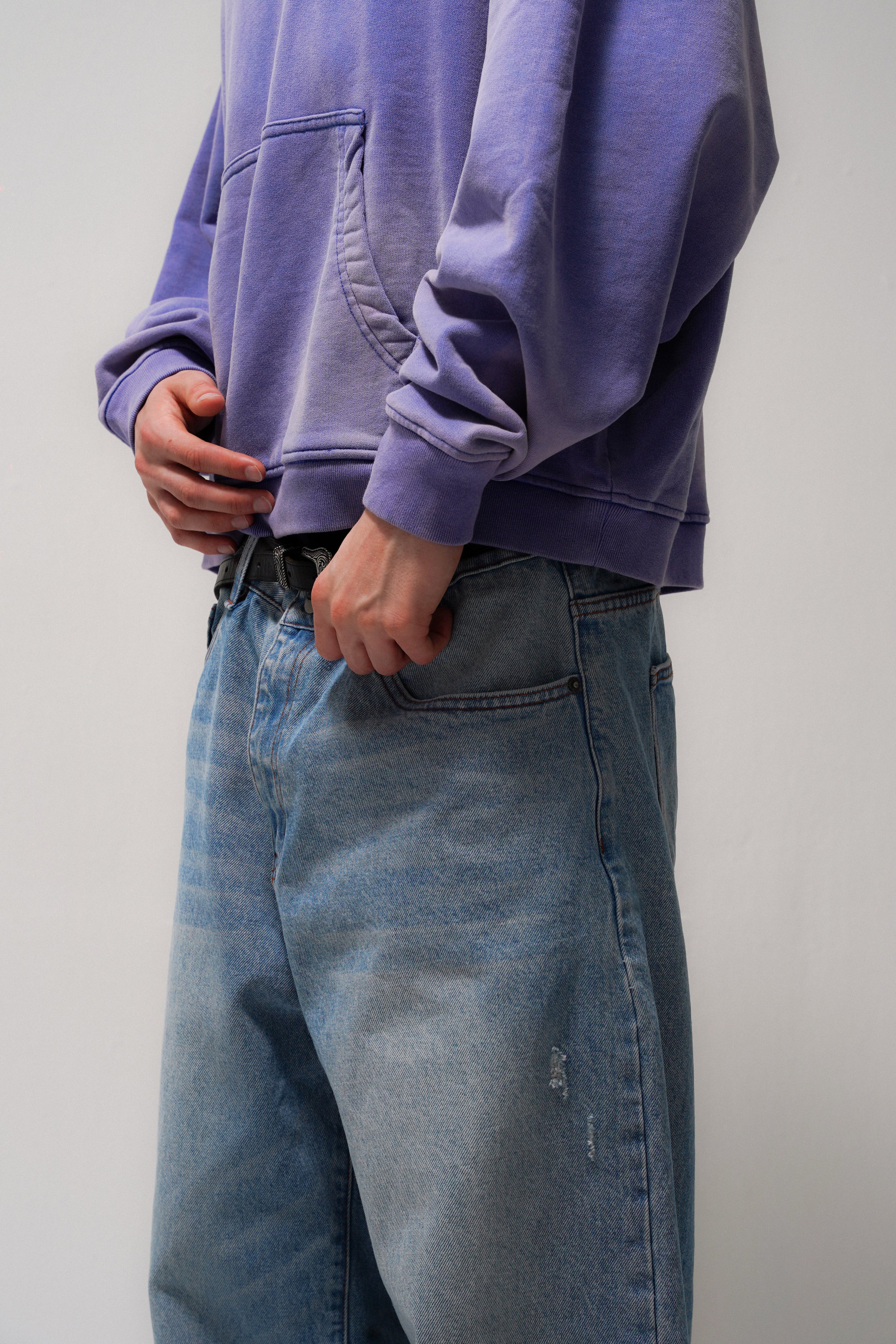 SCRIPT HOODIE [LILAC]