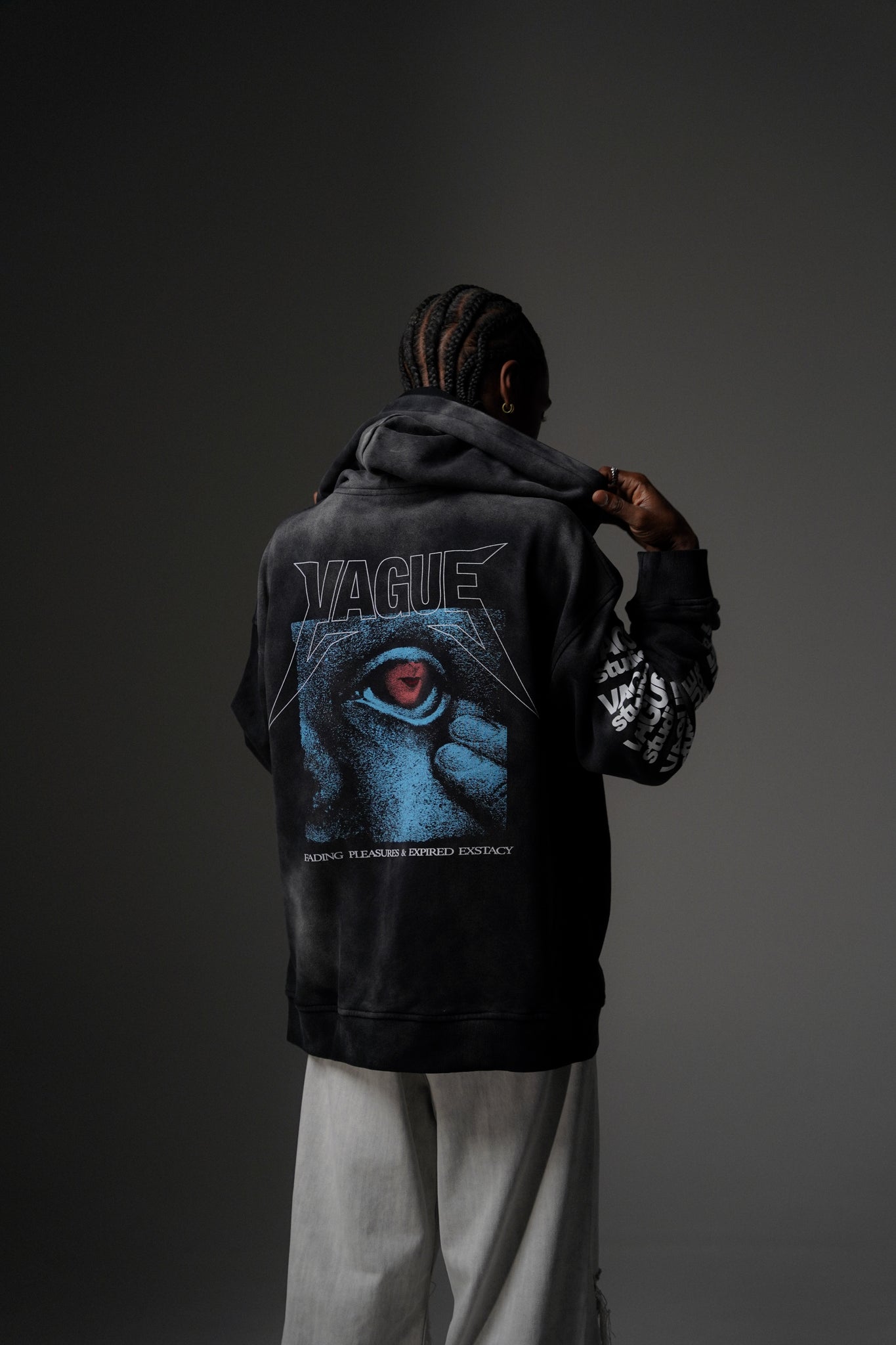 FADING PLEASURES ZIP UP [SUNBEAT BLACK]