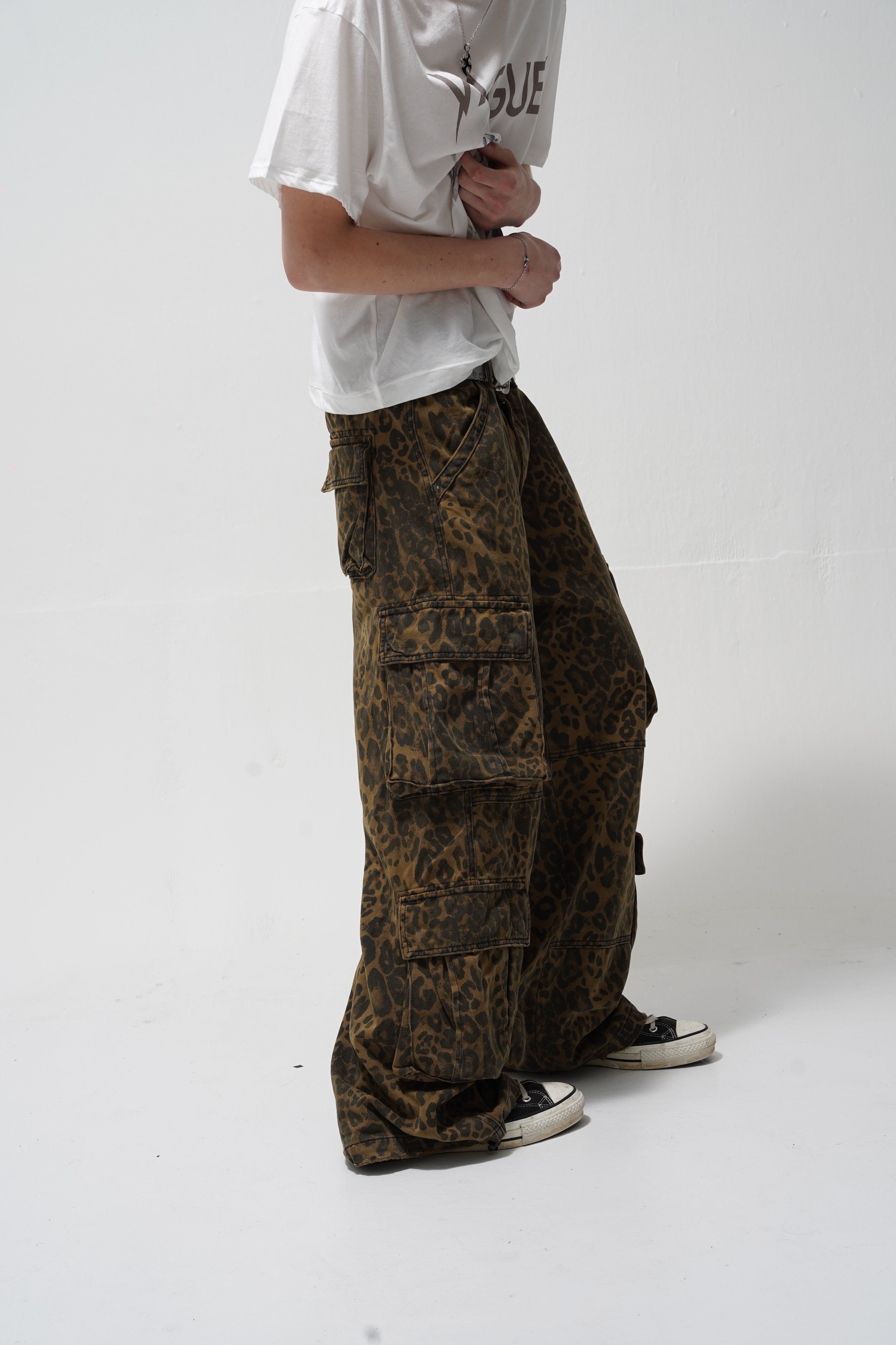 PRECIOUS CARGO PANTS [LEOPARD] – VAGUE Studios