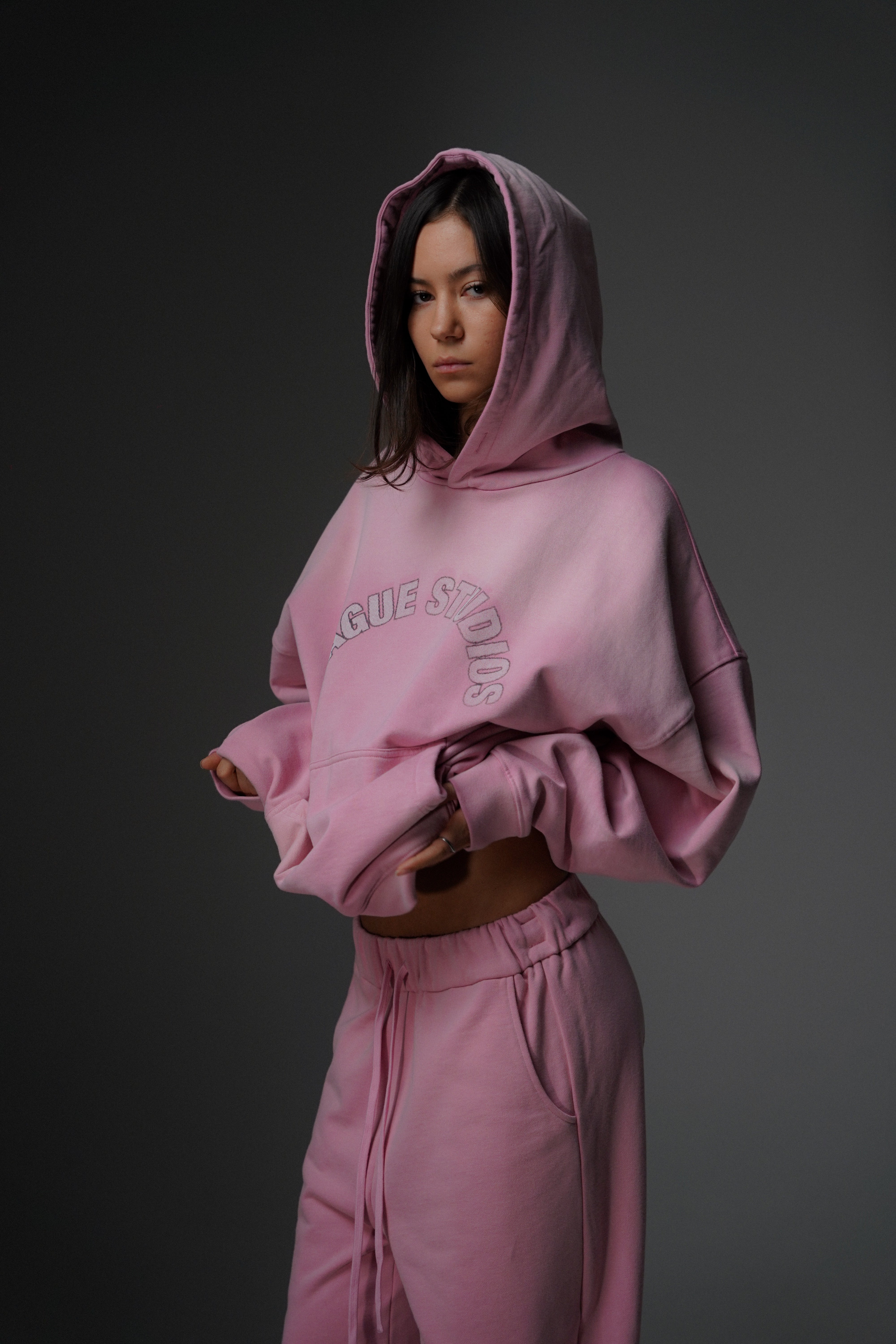 COLLEGIATE HOODIE [SUNBEAT PINK] – VAGUE Studios