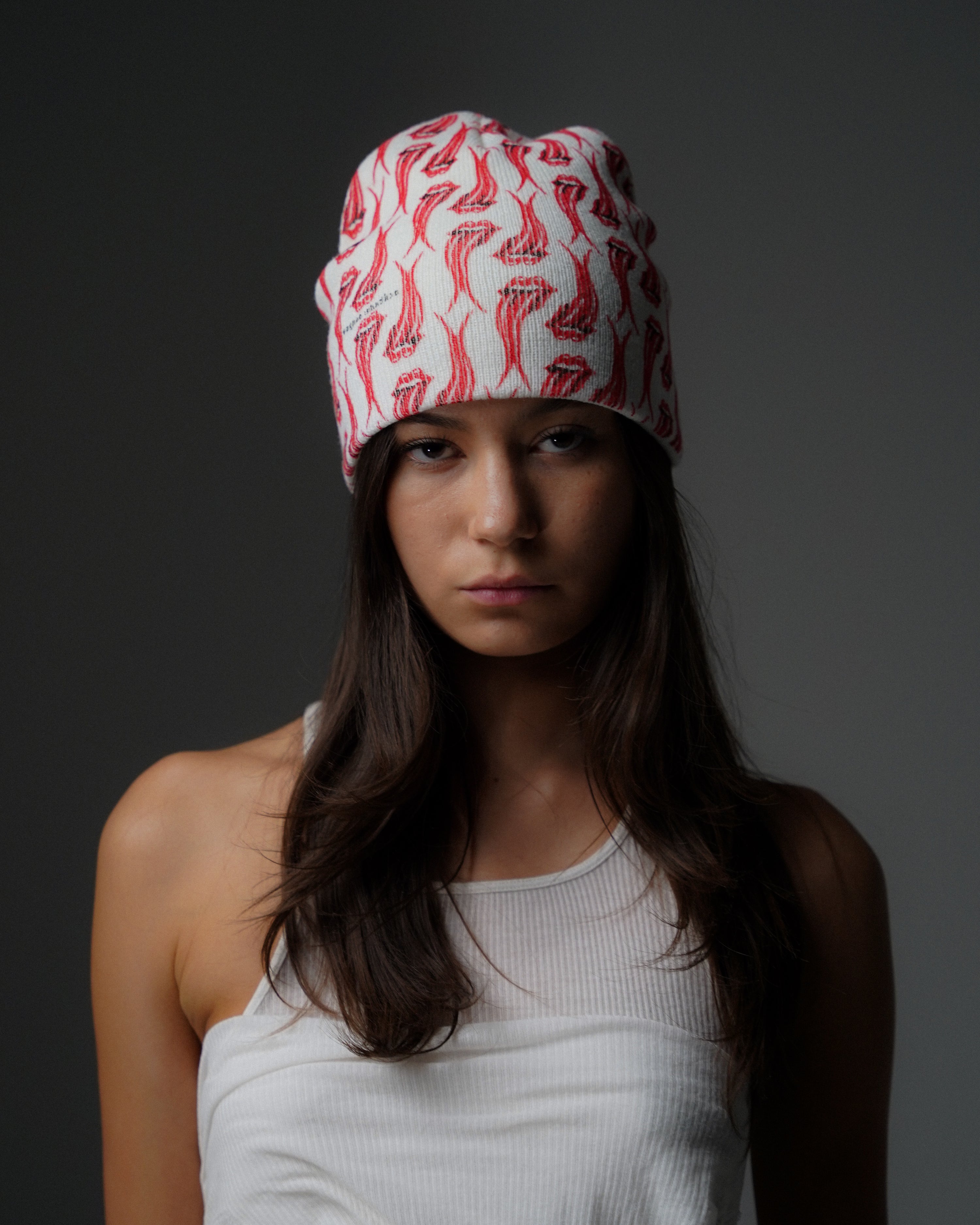 ROLLING BEANIE [WHITE]