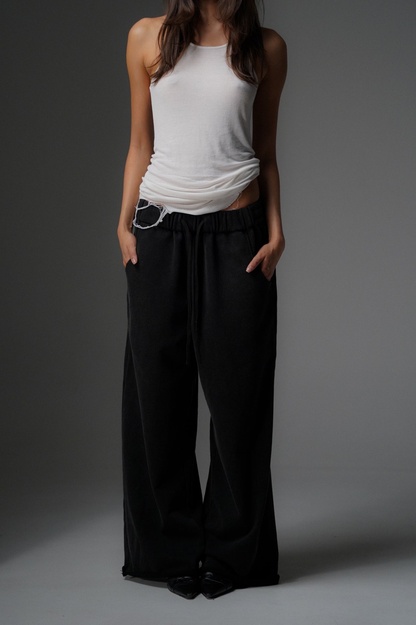 2C STUDIO SWEATPANTS [VINTAGE BLACK]