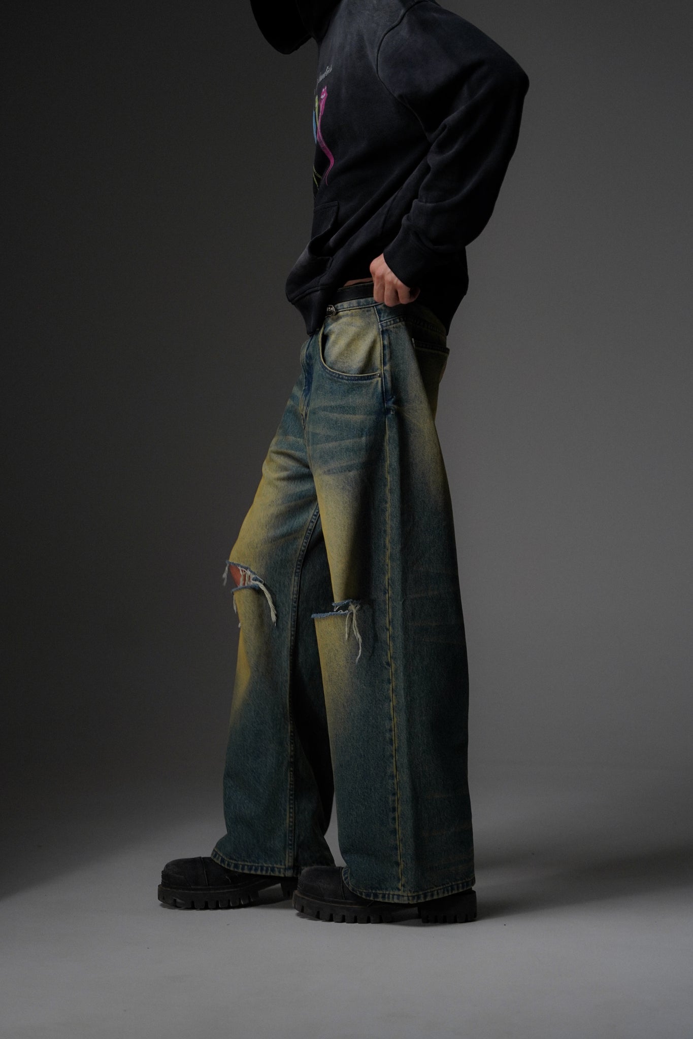 2C STUDIO DENIM [BRUISED]