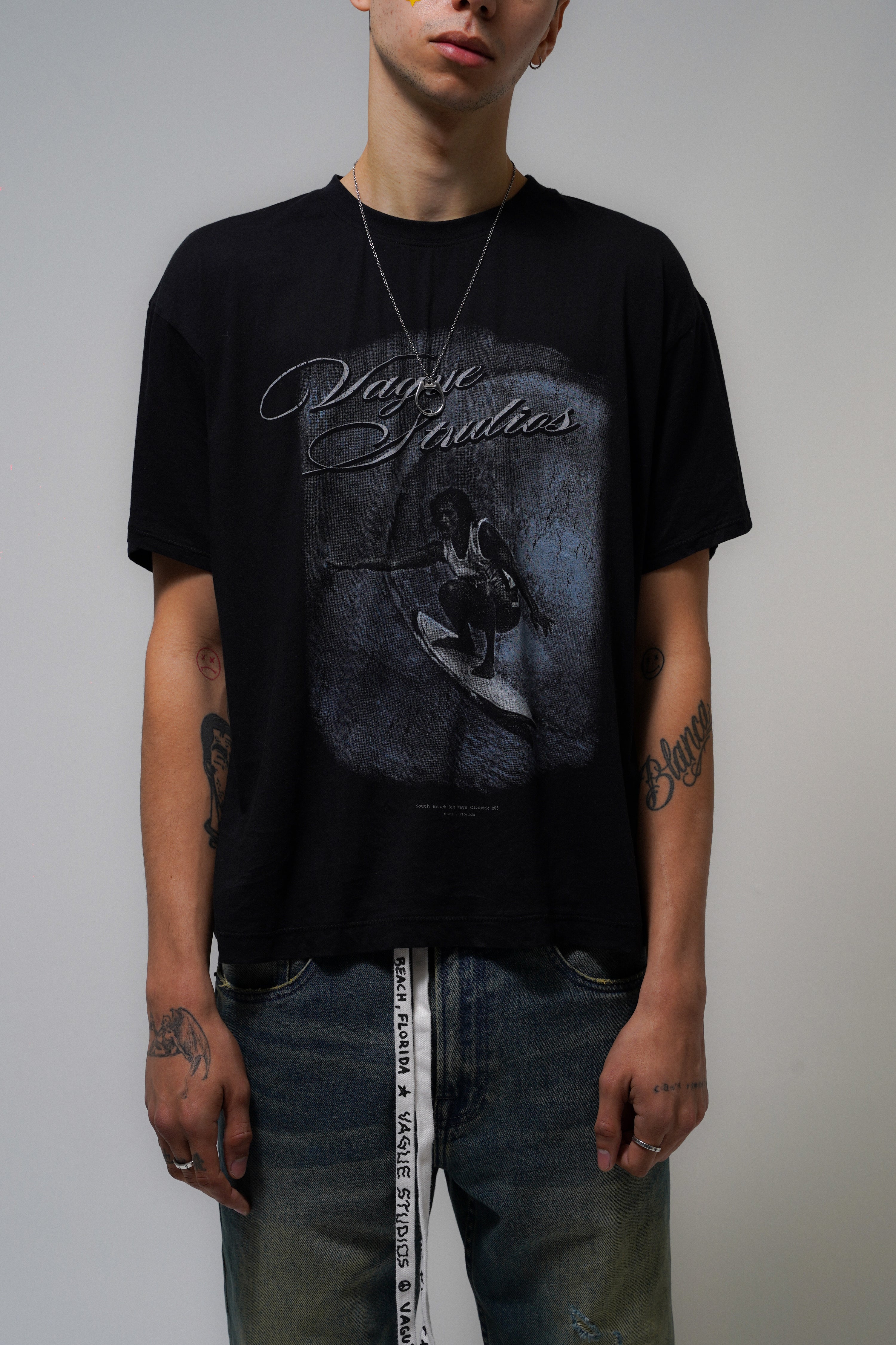 BIG WAVE TEE [BLACK]