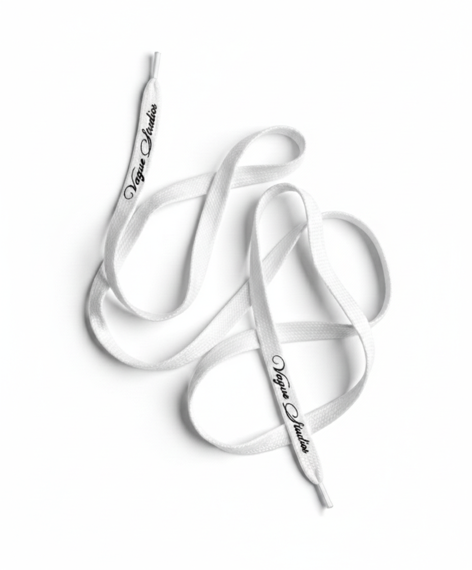 WAXED SHOELACE BELT [WHITE]