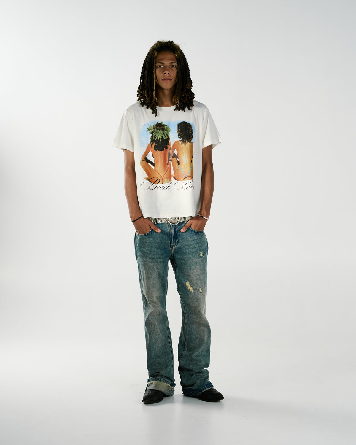 BEACH BUM TEE [WHITE]