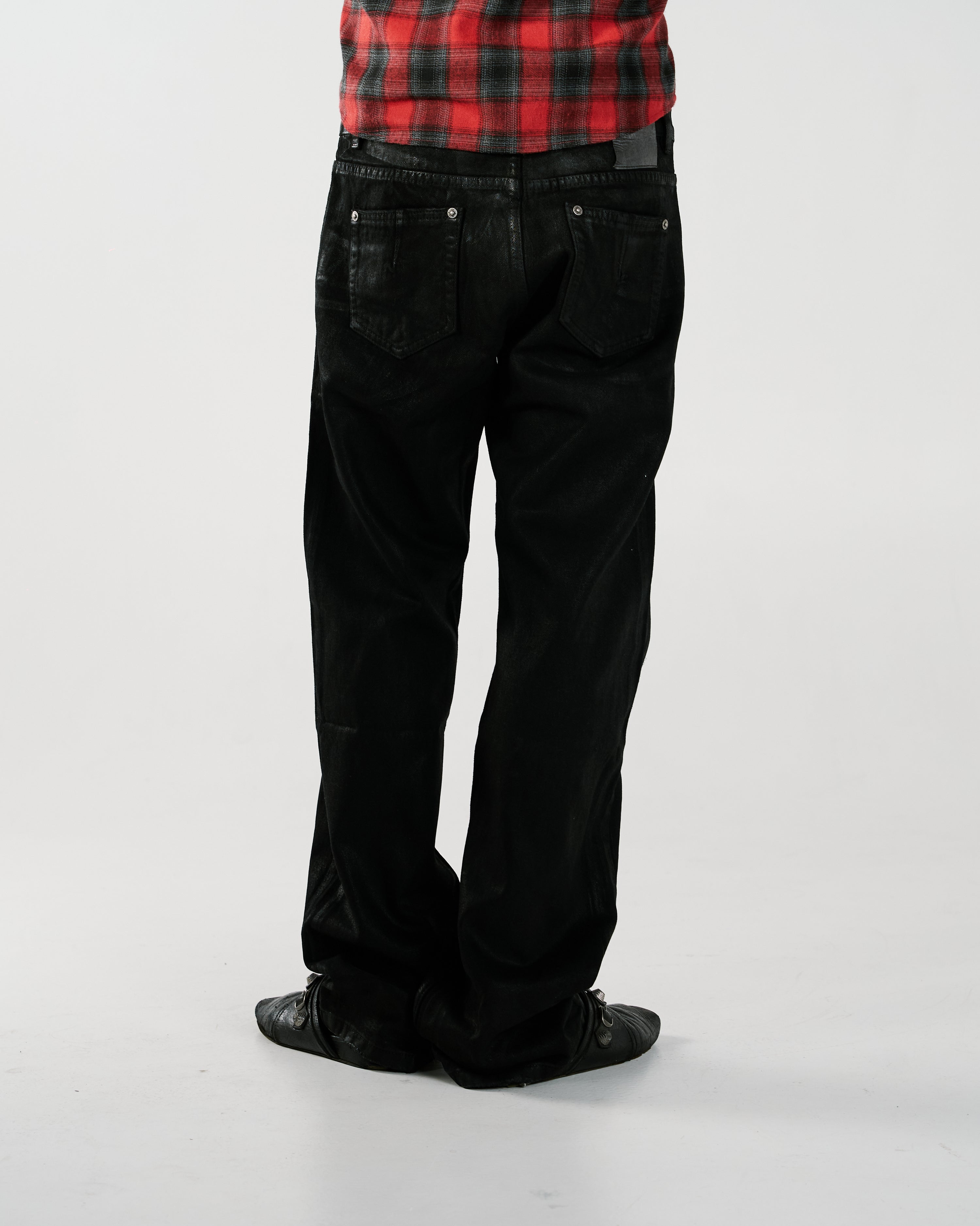 STUDIO DENIM [WAXED BLACK]