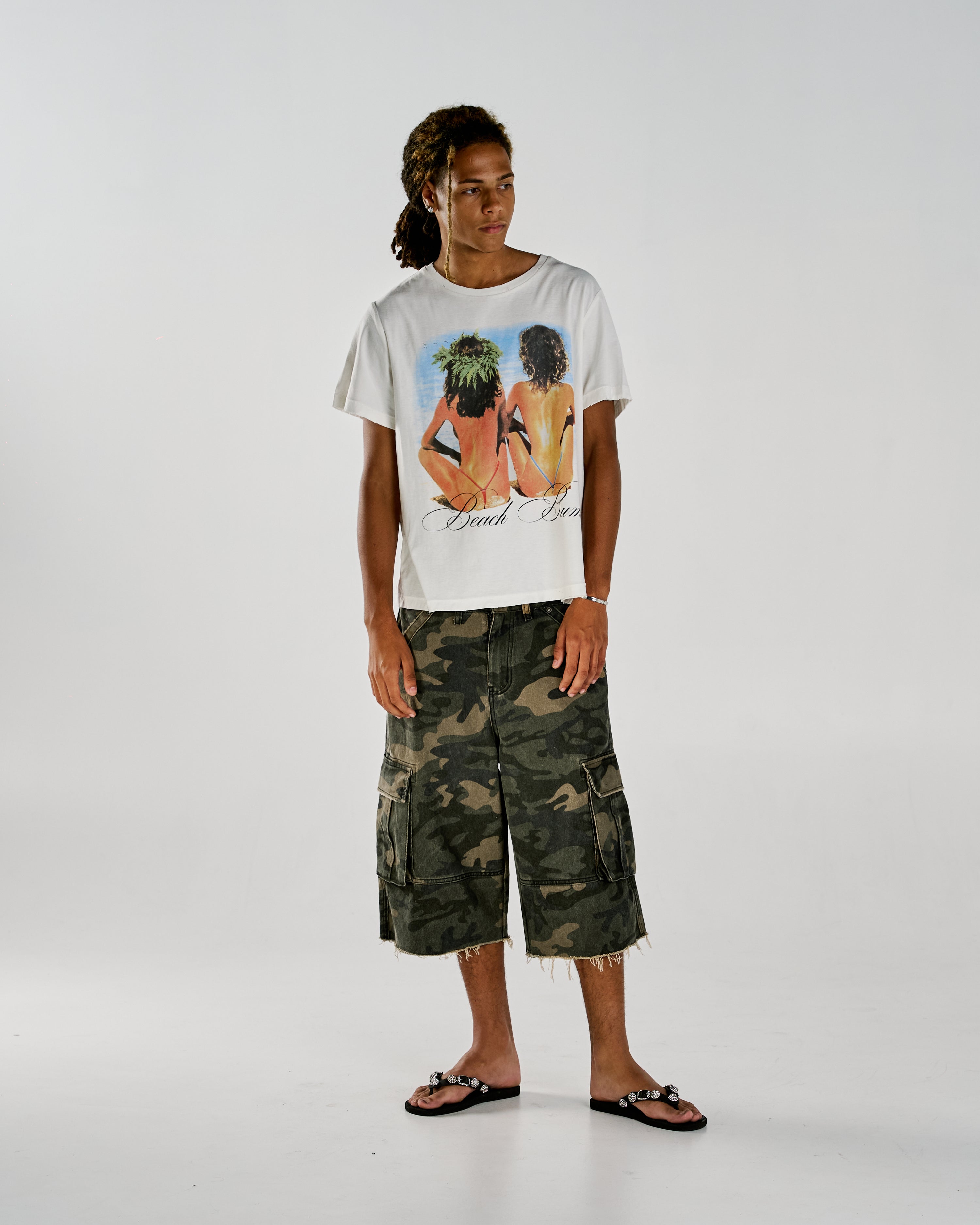 BEACH BUM TEE [WHITE]