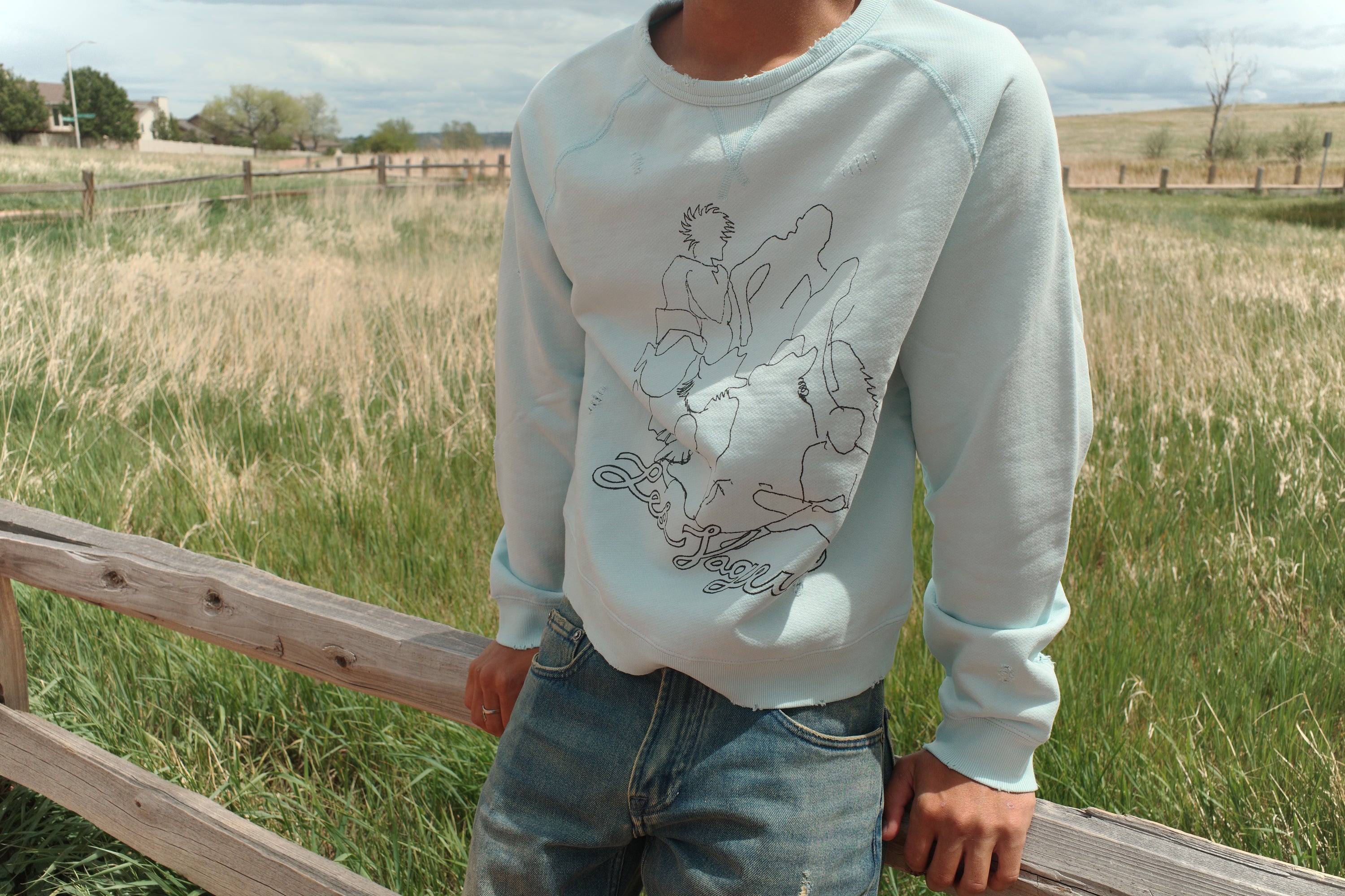 LES VAGUES CREWNECK [ICE]