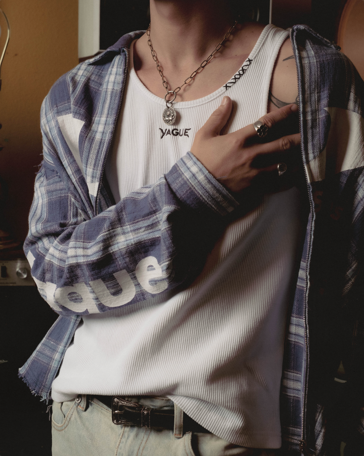 SURGE ZIP FLANNEL [BLUE]