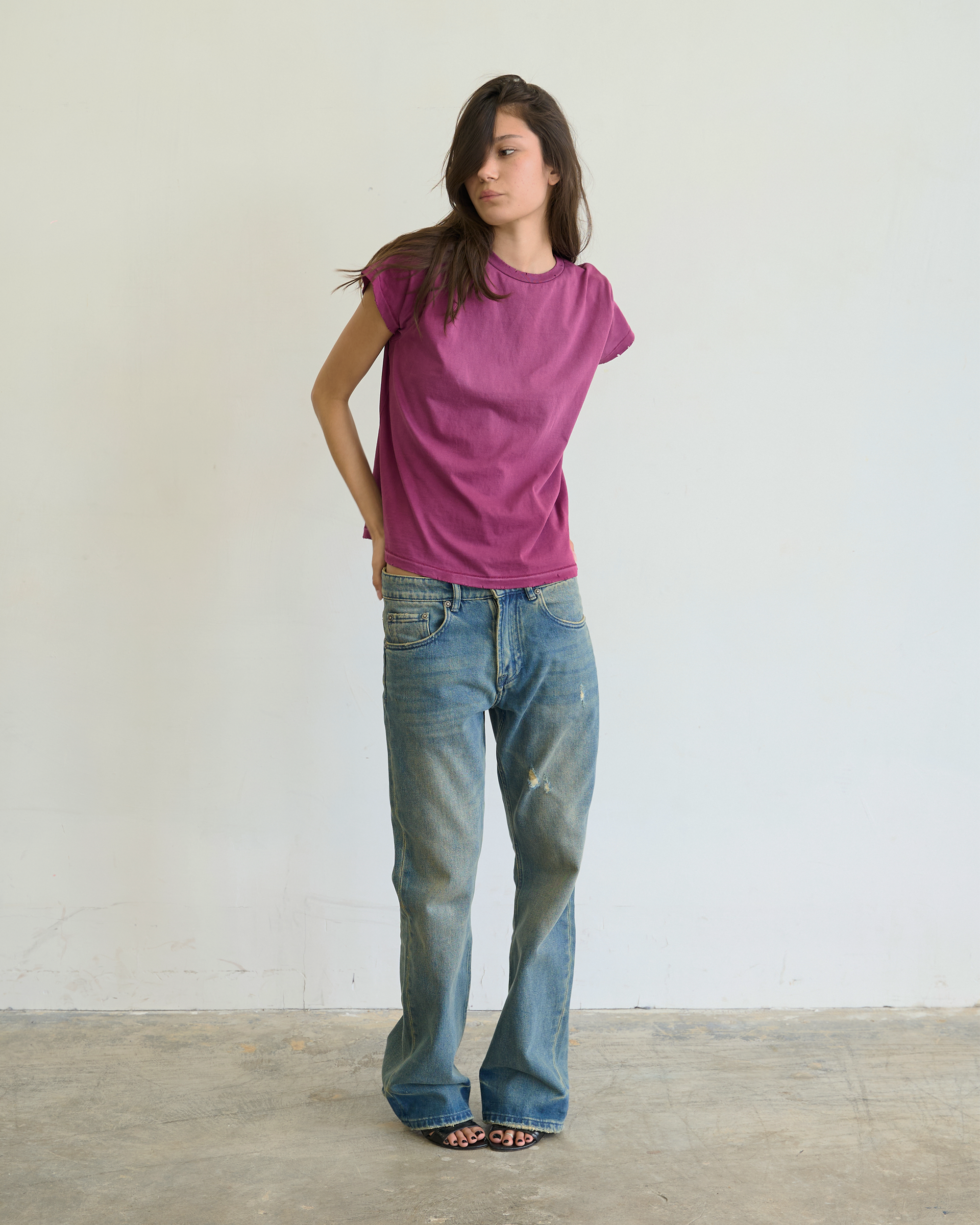 BEATNIK TEE [SUNBEAT PLUM]