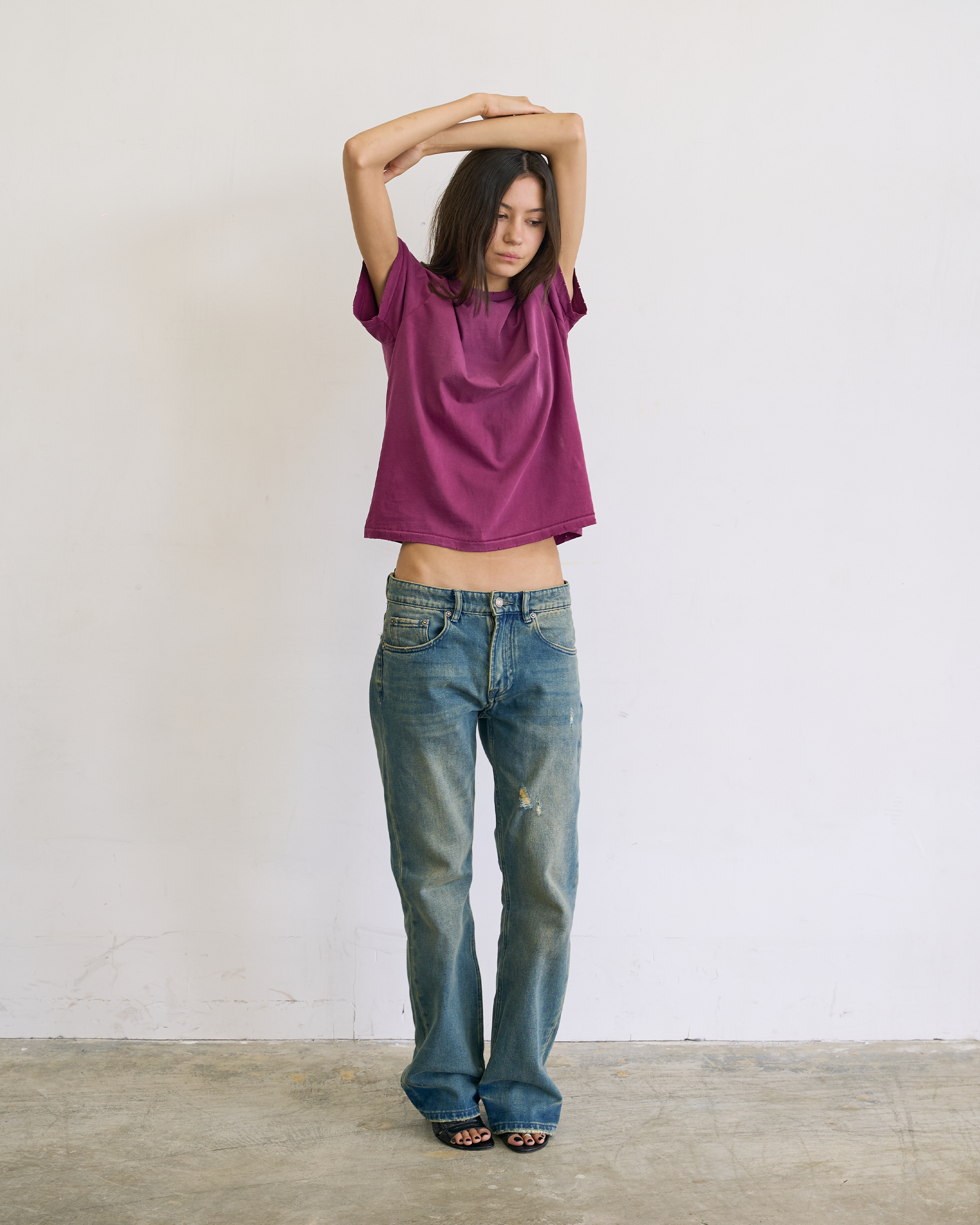 BEATNIK TEE [SUNBEAT PLUM]