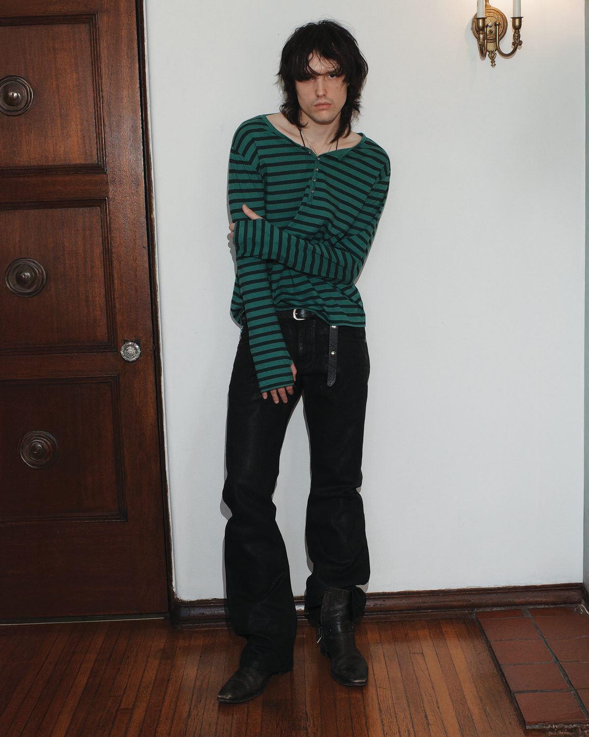STRIPED HENLEY [CLOVER]