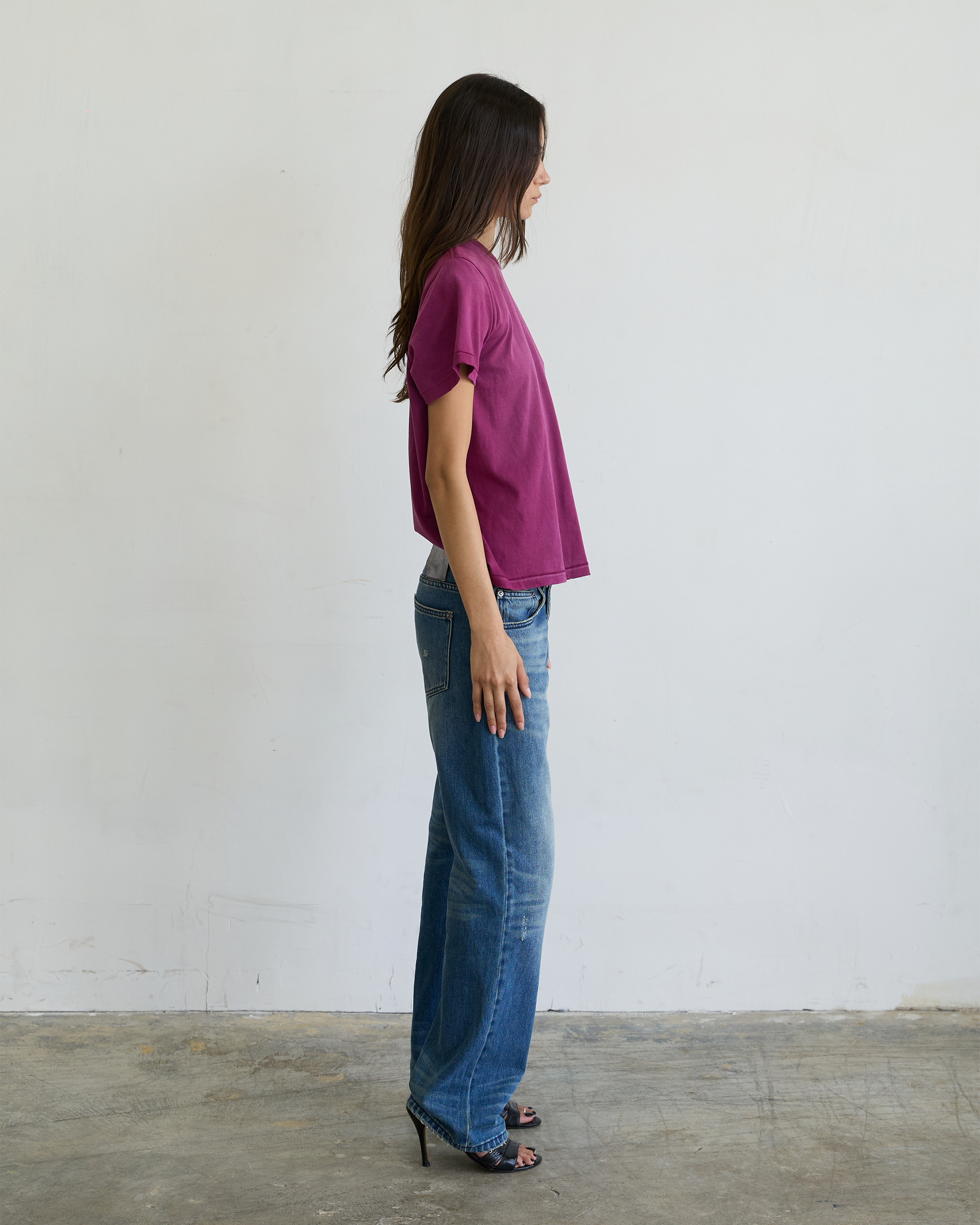 BEATNIK TEE [SUNBEAT PLUM]