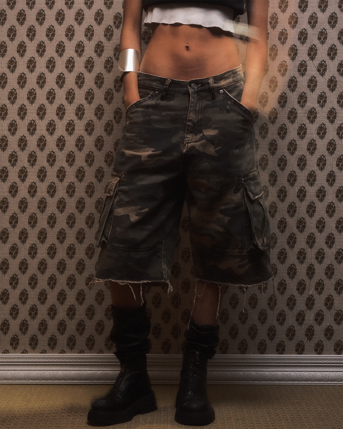 CARGO SHORTS [CAMO]