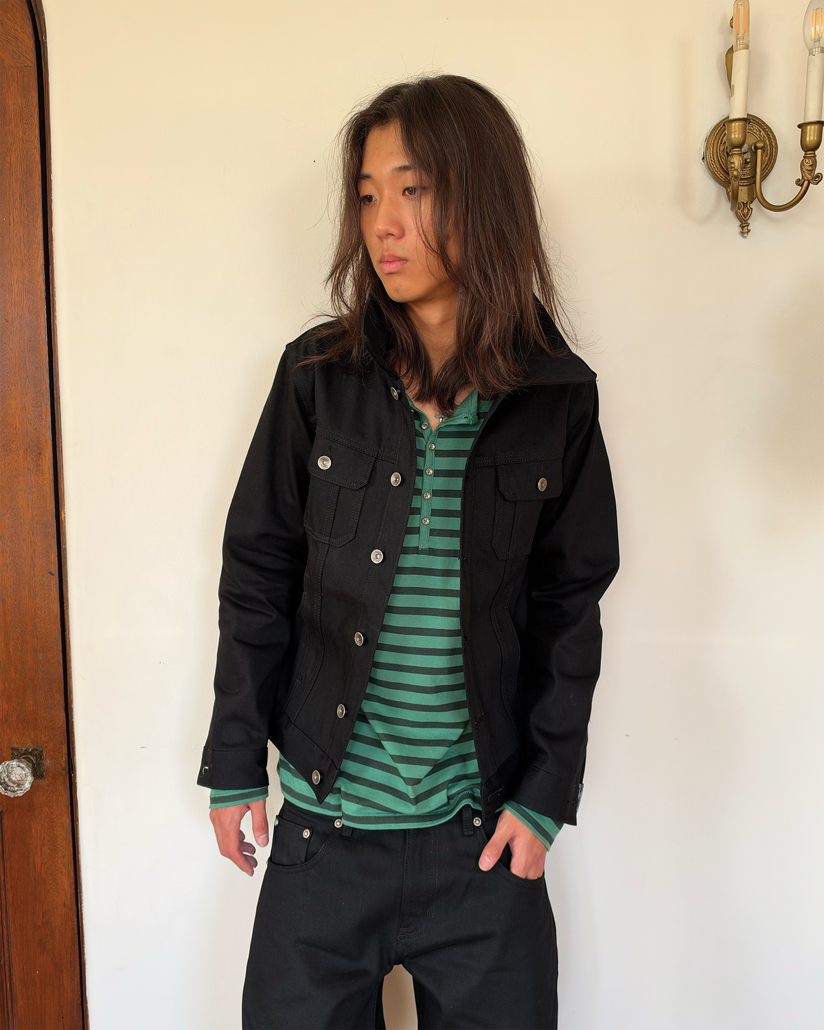 STRIPED HENLEY [CLOVER]
