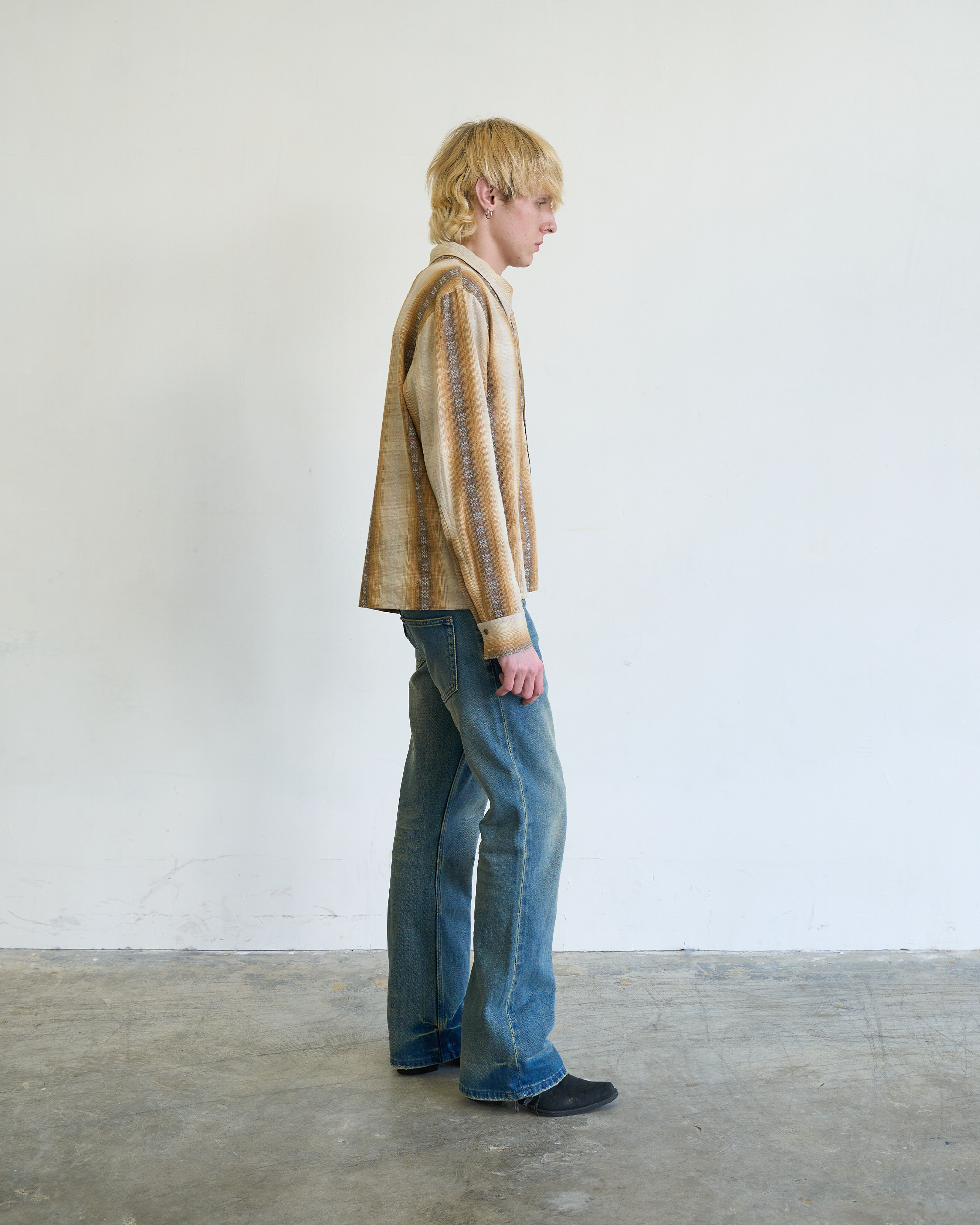 CIGARETTE BOOTCUT DENIM [BRUISED]