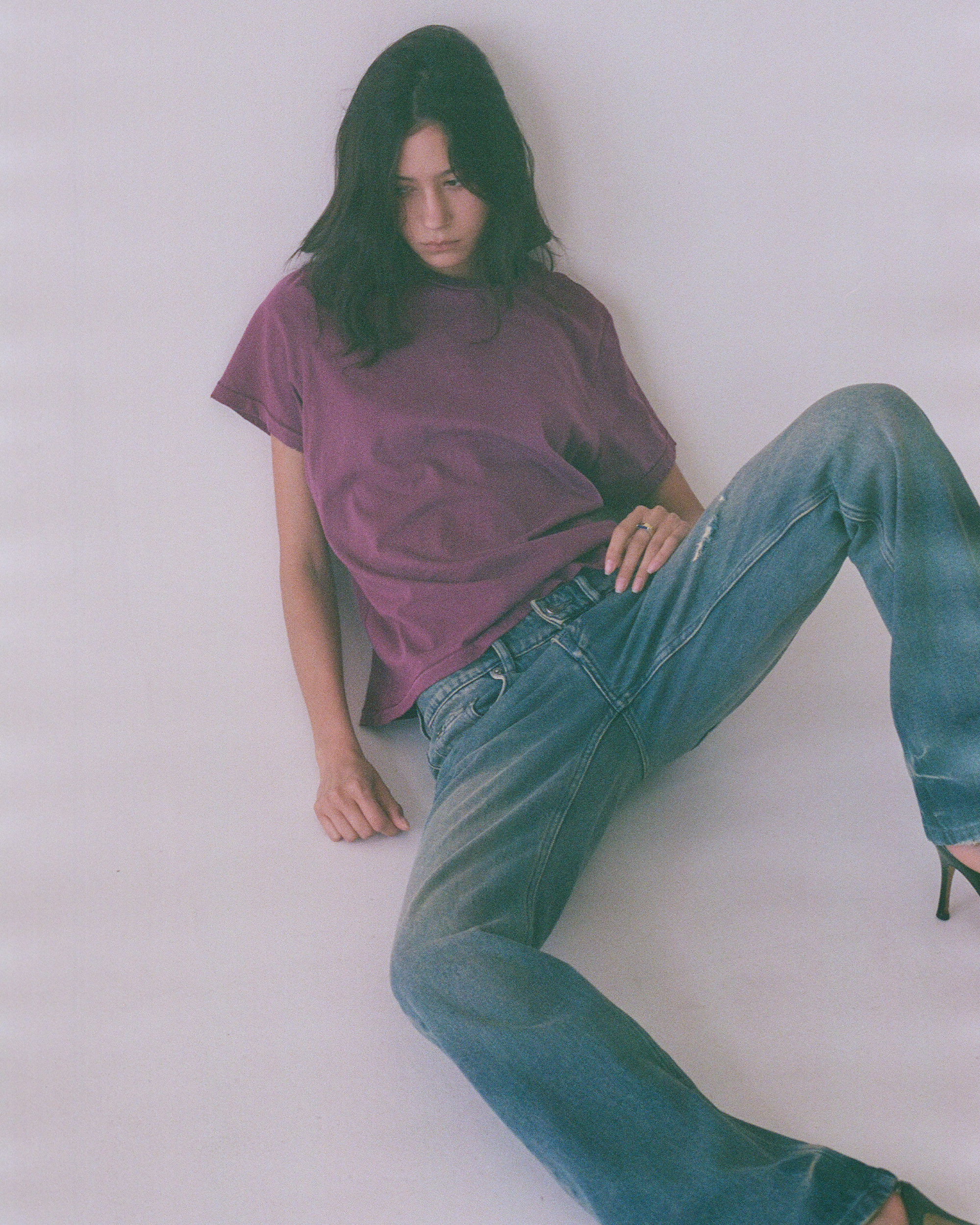 BEATNIK TEE [SUNBEAT PLUM]