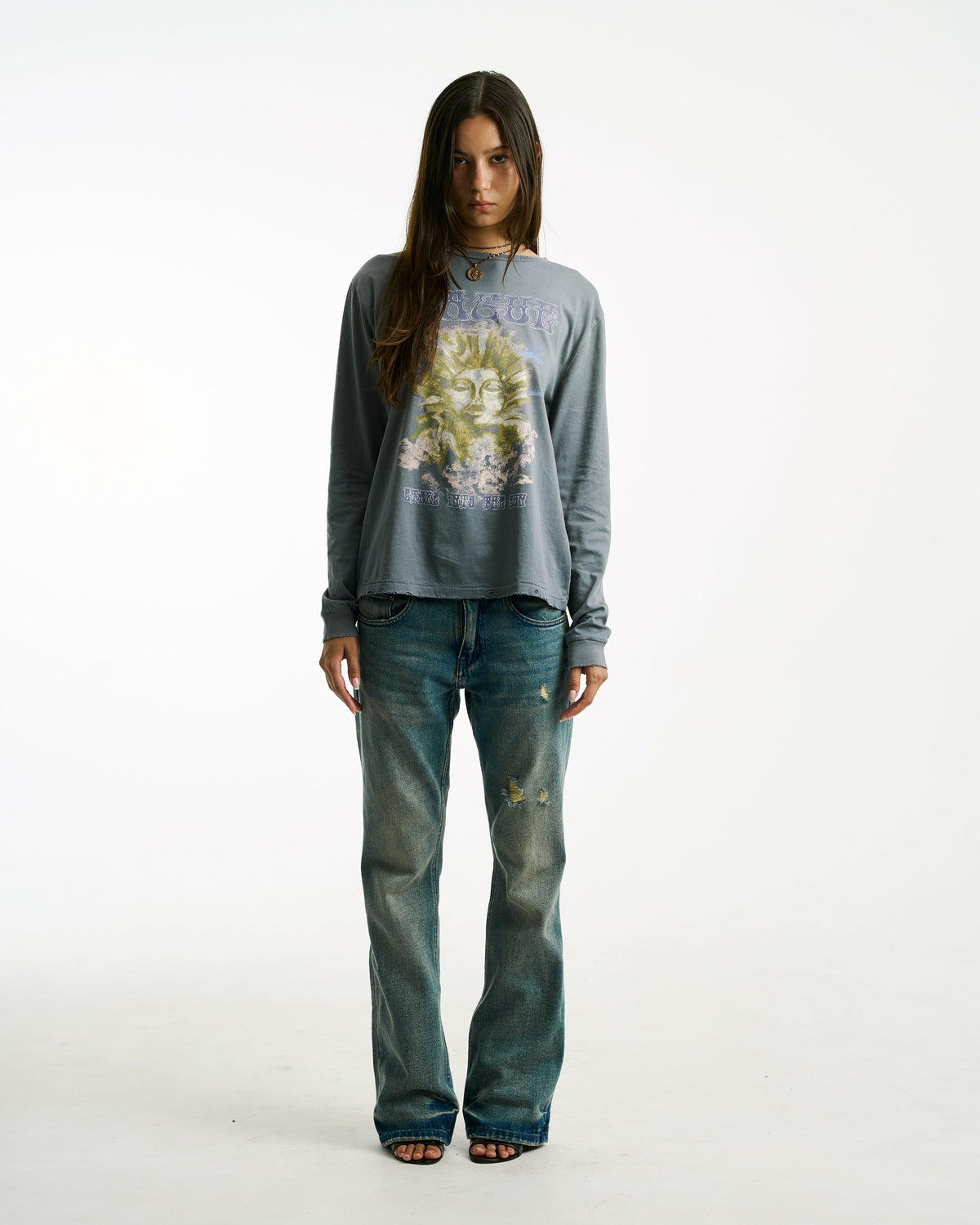 STARE INTO THE SUN LONGSLEEVE [SUNBEAT GREY]