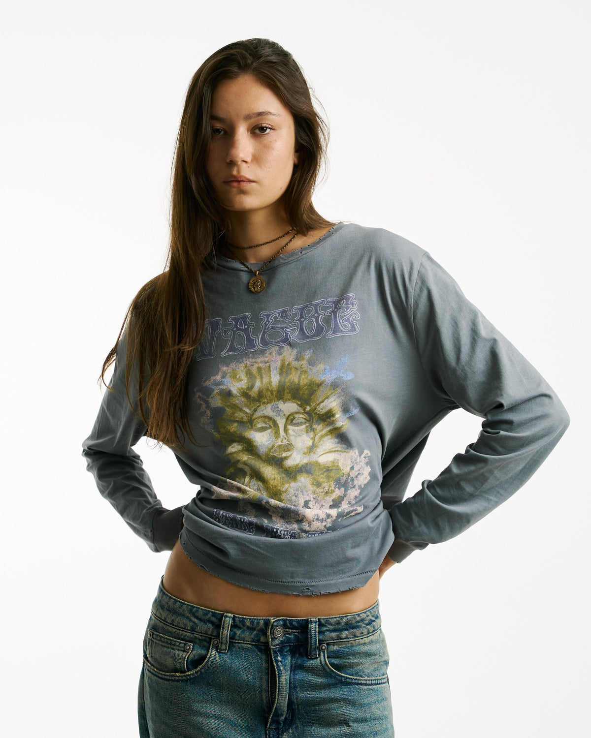 STARE INTO THE SUN LONGSLEEVE [SUNBEAT GREY]