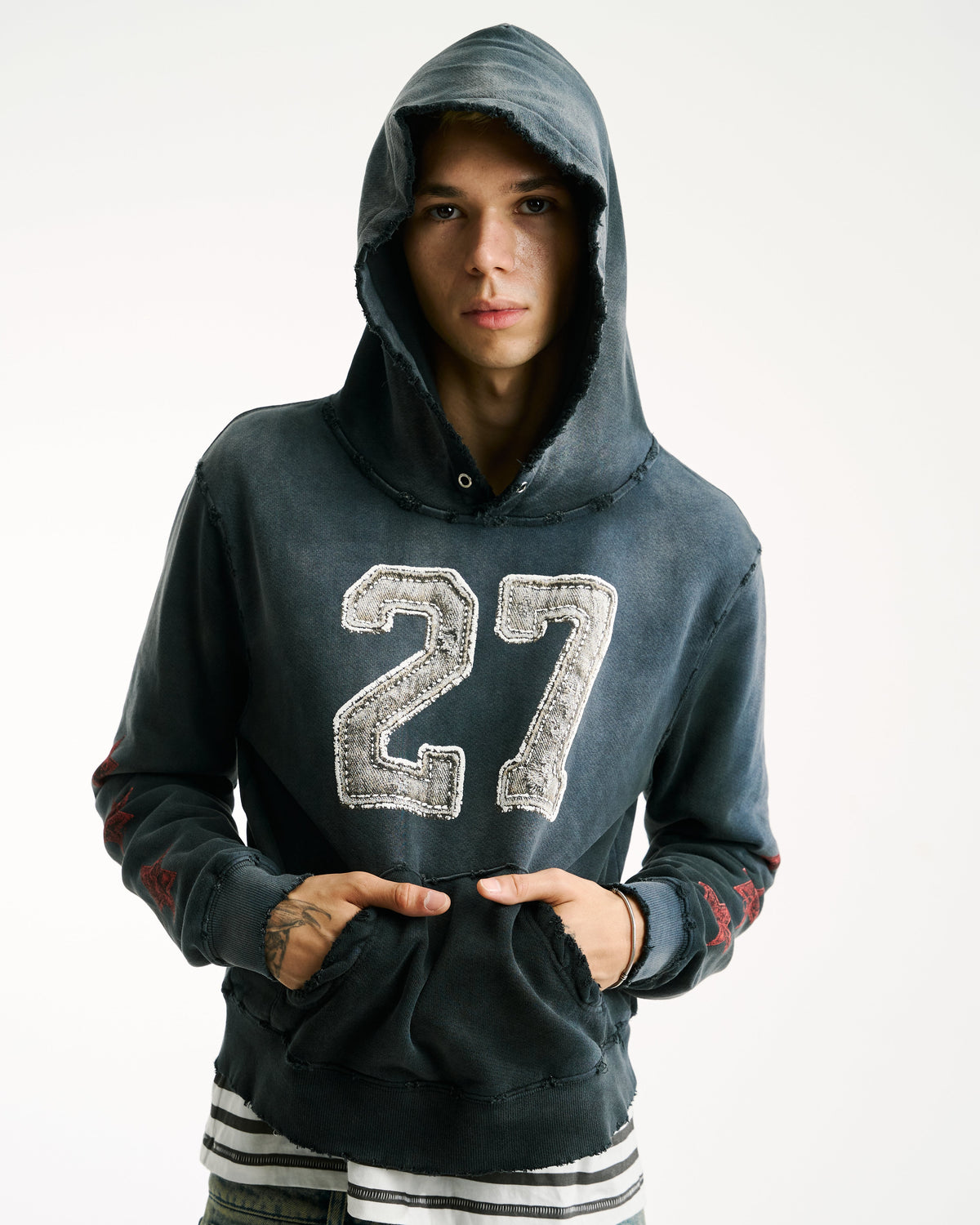 27 CLUB HOODIE [SUNBEAT BLACK]