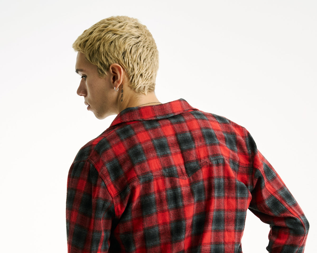 BEATNIK FLANNEL [CLASSIC RED]