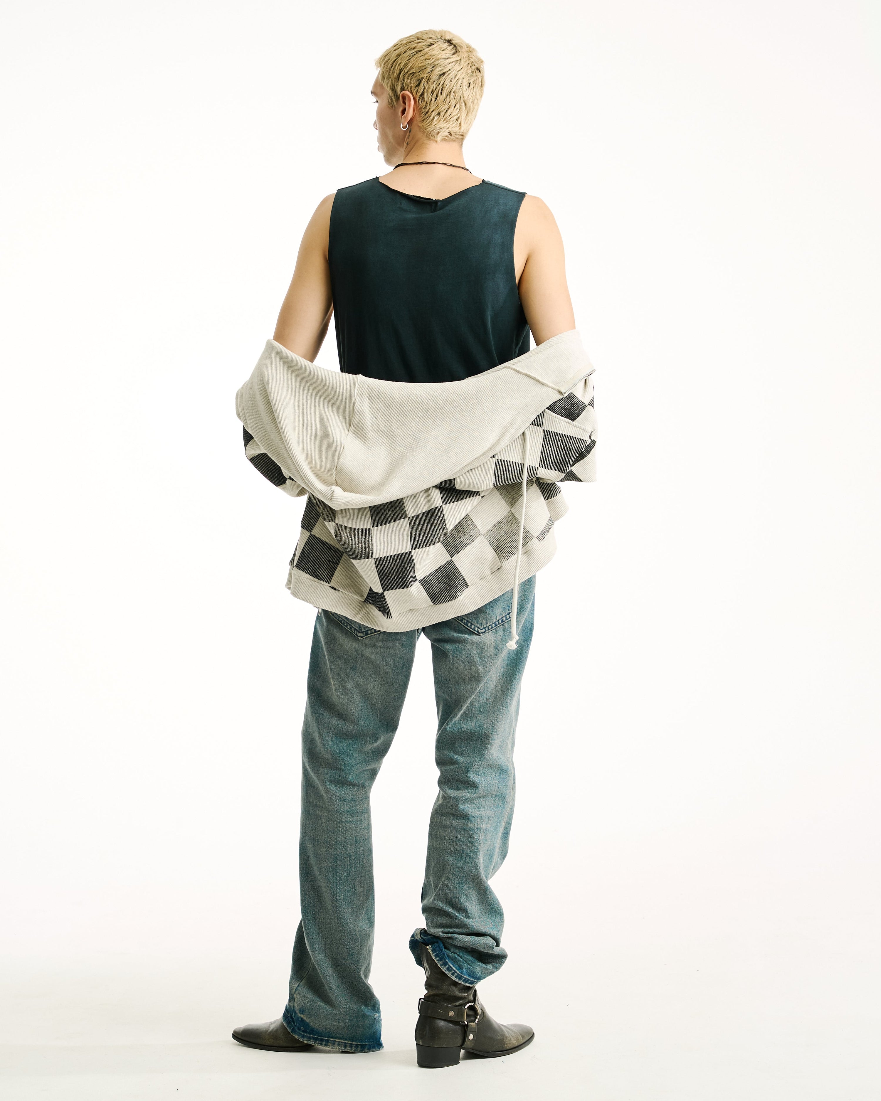 BAGGY THERMAL ZIP UP [CHESS]