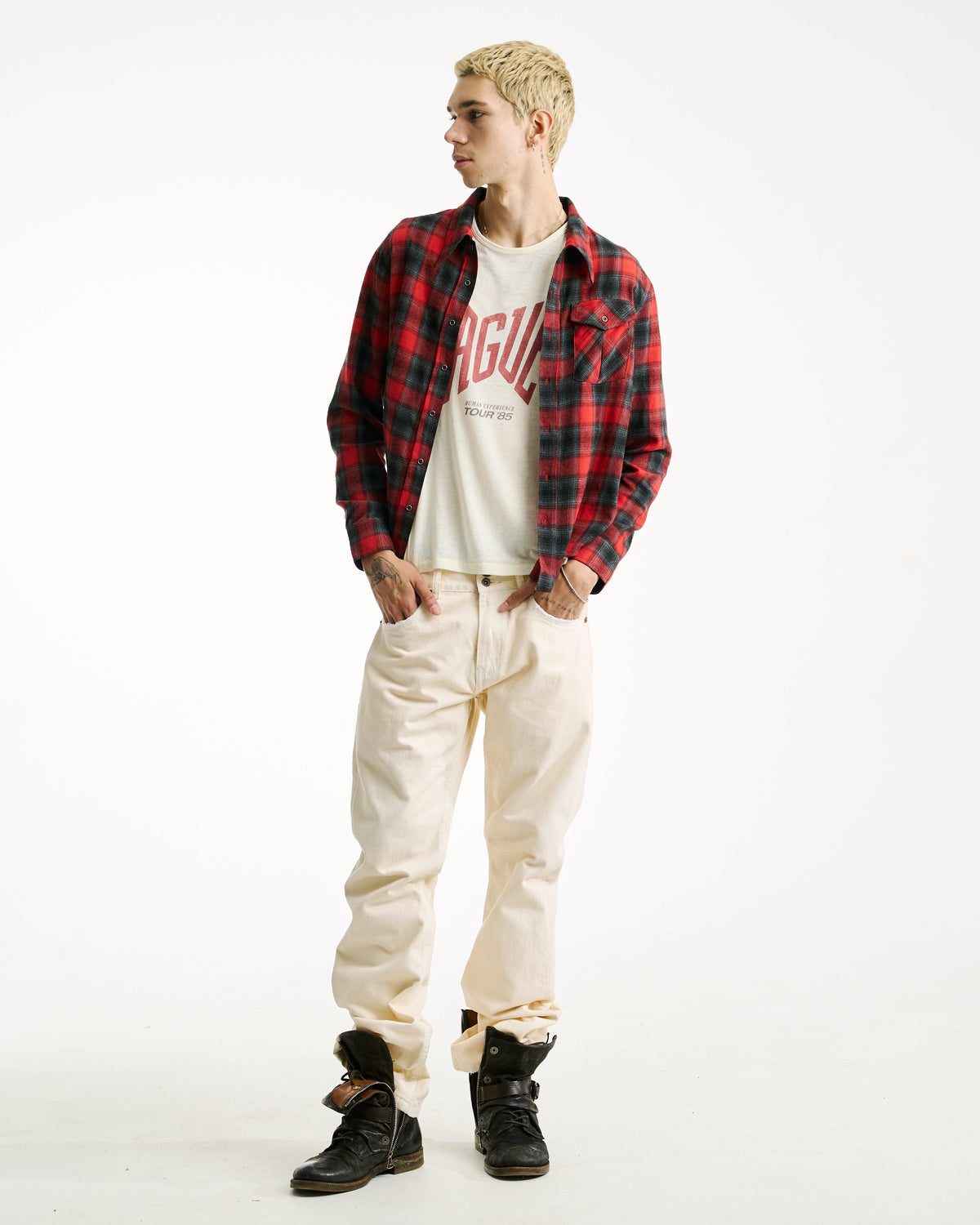 BEATNIK FLANNEL [CLASSIC RED]