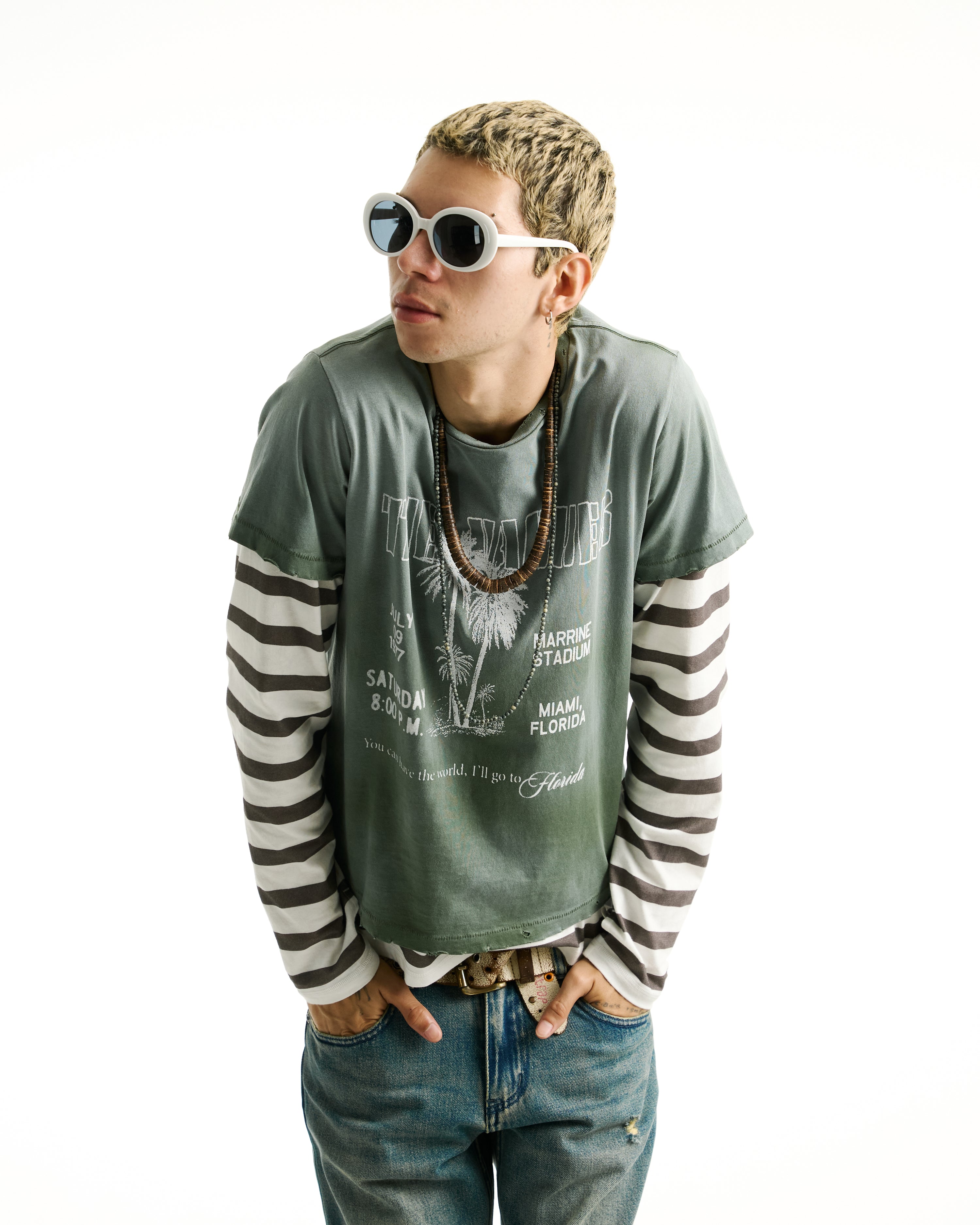 THE VAGUES TEE [SUNBEAT ARMY]