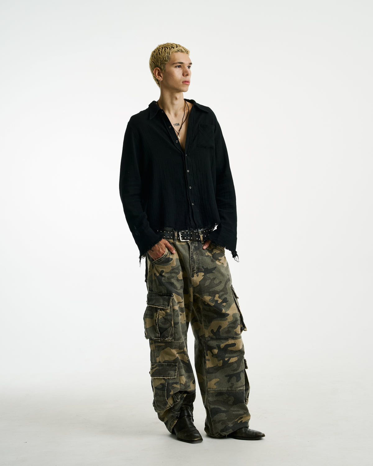 PRECIOUS CARGO PANTS [CAMO]