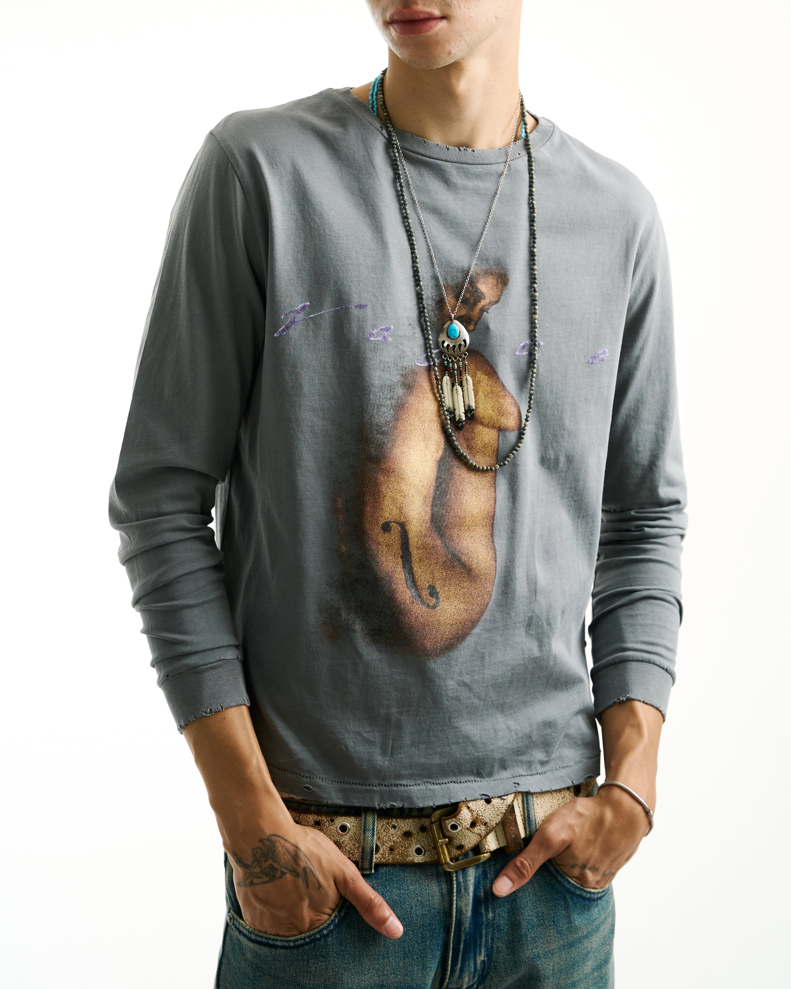 ARIA LONGSLEEVE [SUNBEAT GREY]