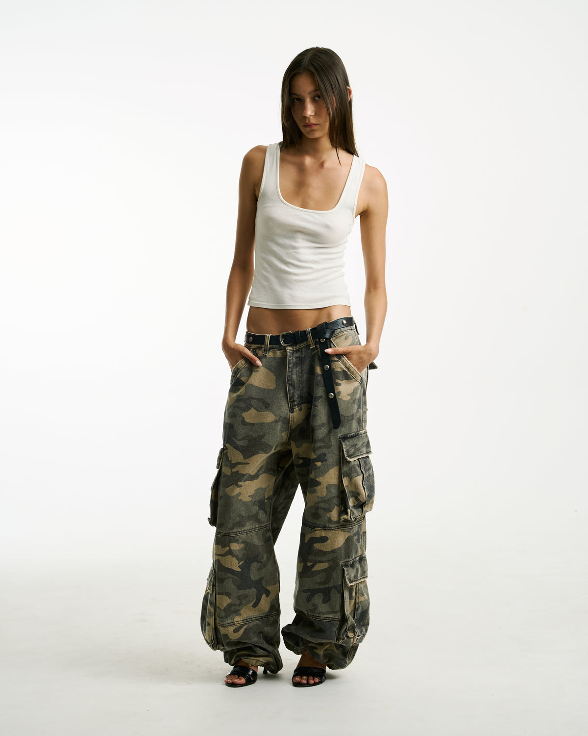 PRECIOUS CARGO PANTS [CAMO]