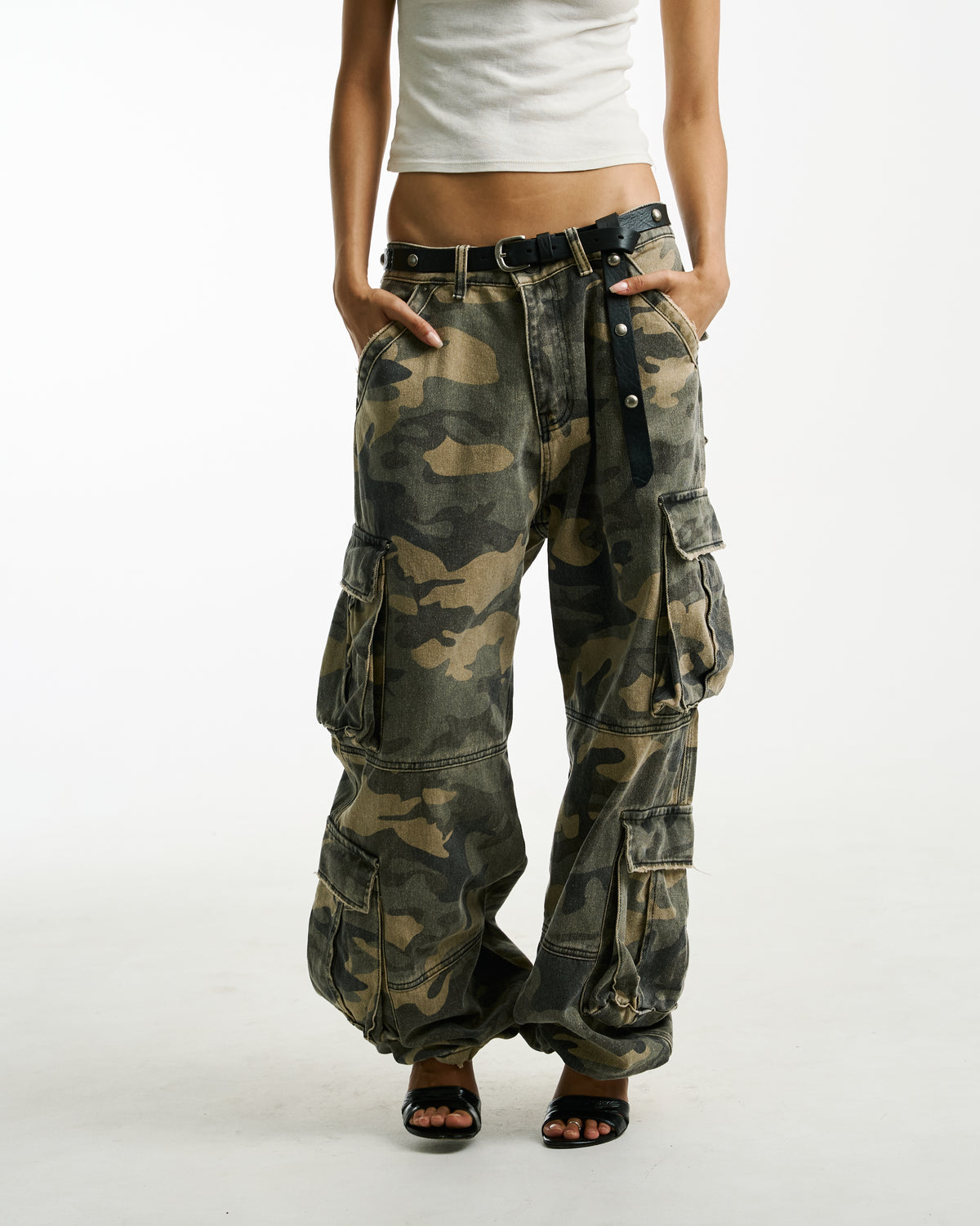 PRECIOUS CARGO PANTS [CAMO]