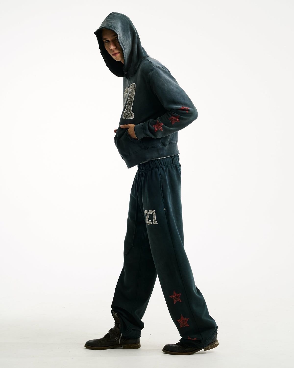 27 CLUB SWEATPANTS [SUNBEAT BLACK]